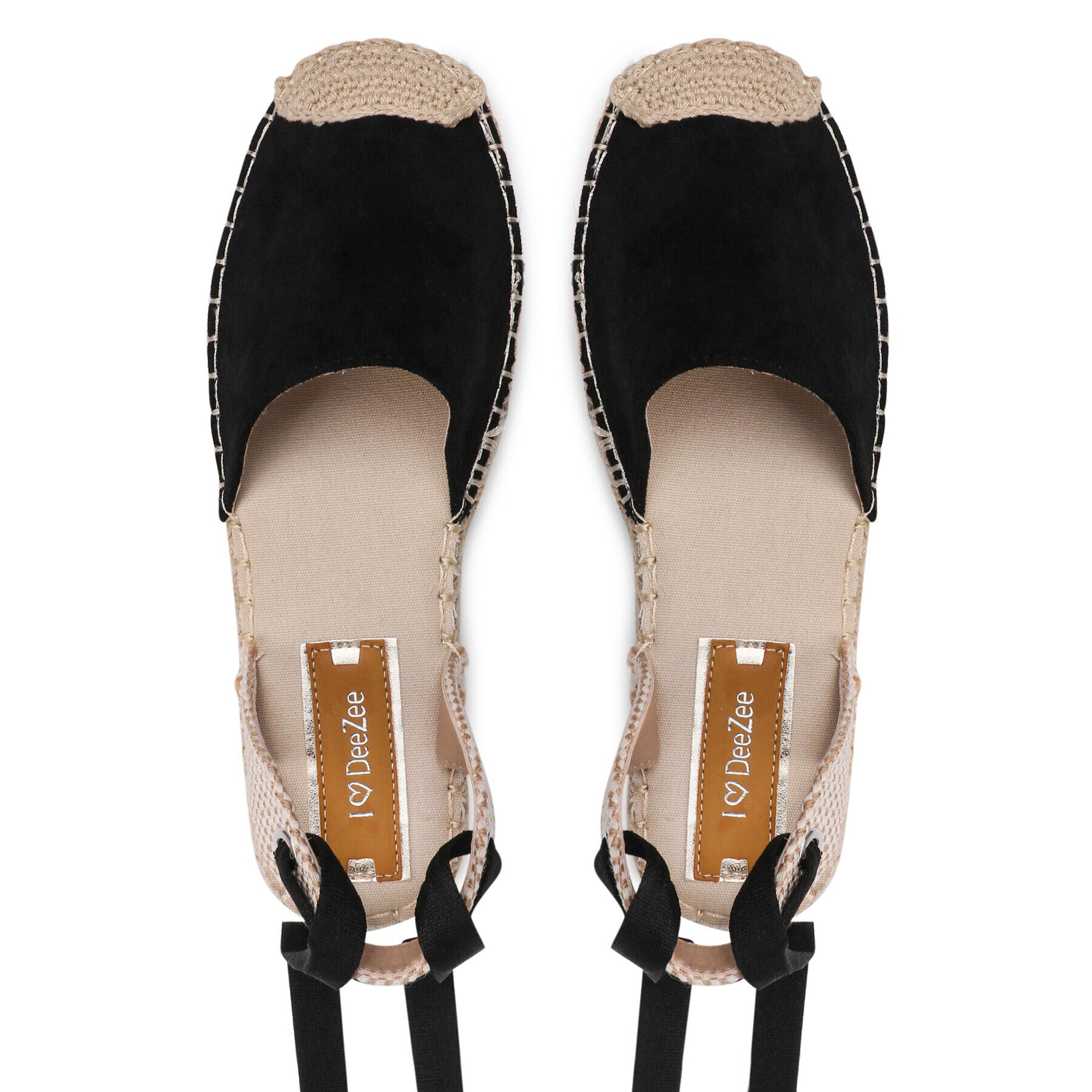 DeeZee Espadrilky WSS20458-03 Čierna - Pepit.sk