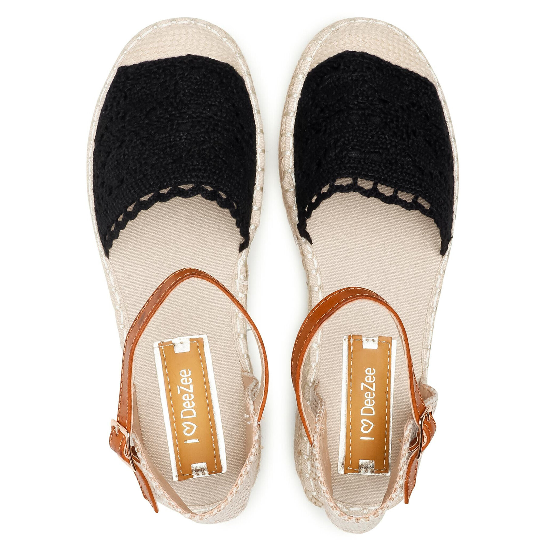 DeeZee Espadrilky WSS990-56 Čierna - Pepit.sk