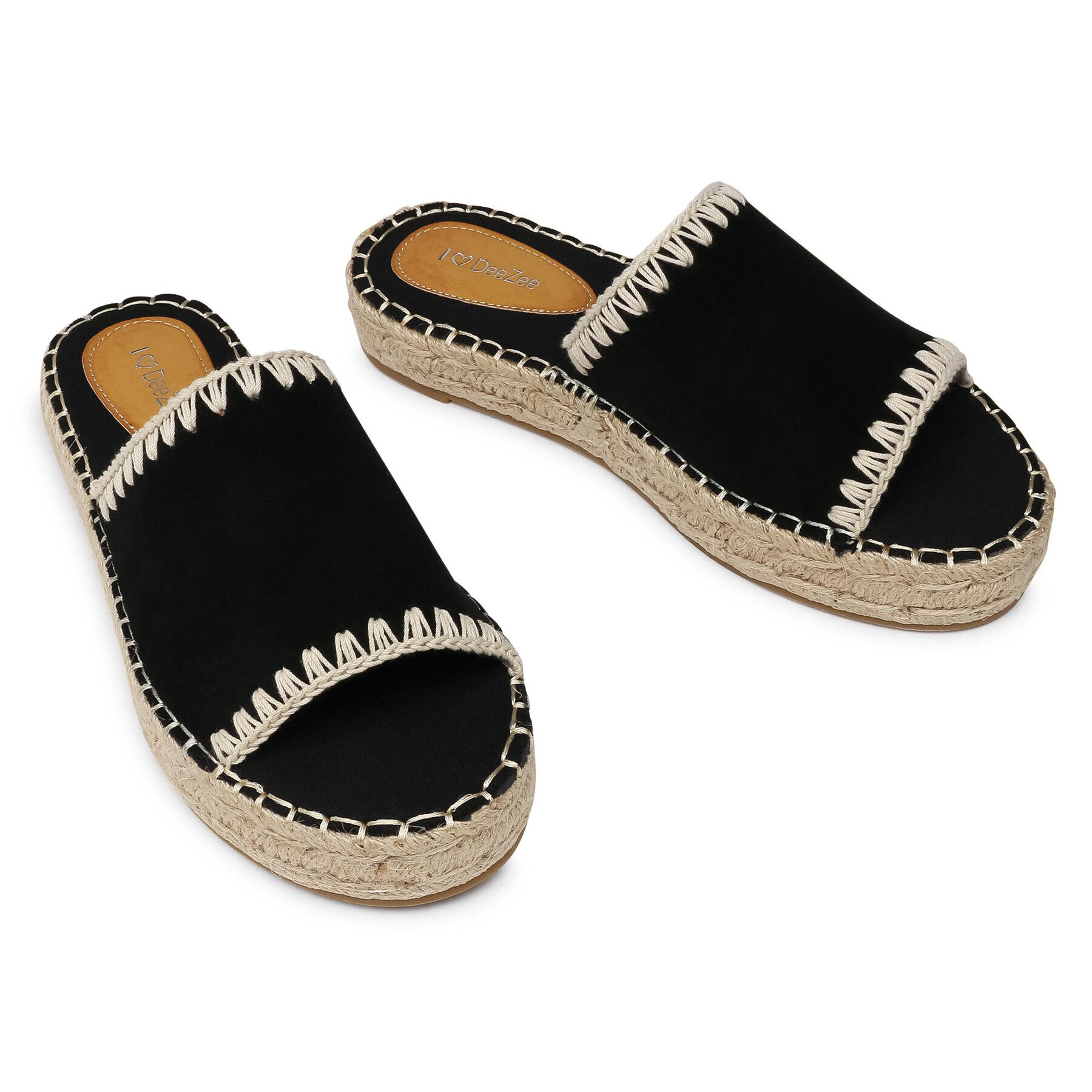 DeeZee Espadrilky WSS990-69 Čierna - Pepit.sk