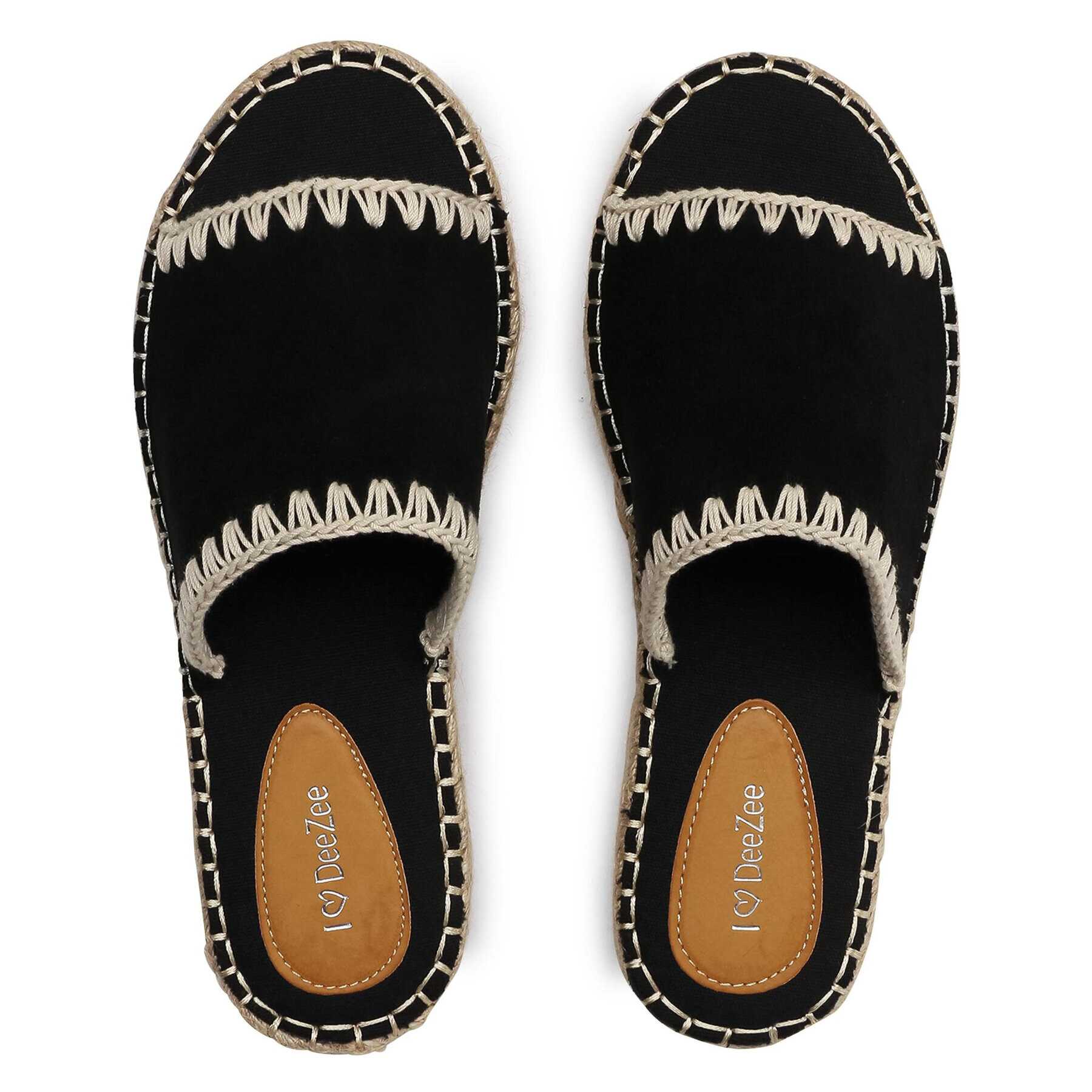 DeeZee Espadrilky WSS990-69 Čierna - Pepit.sk