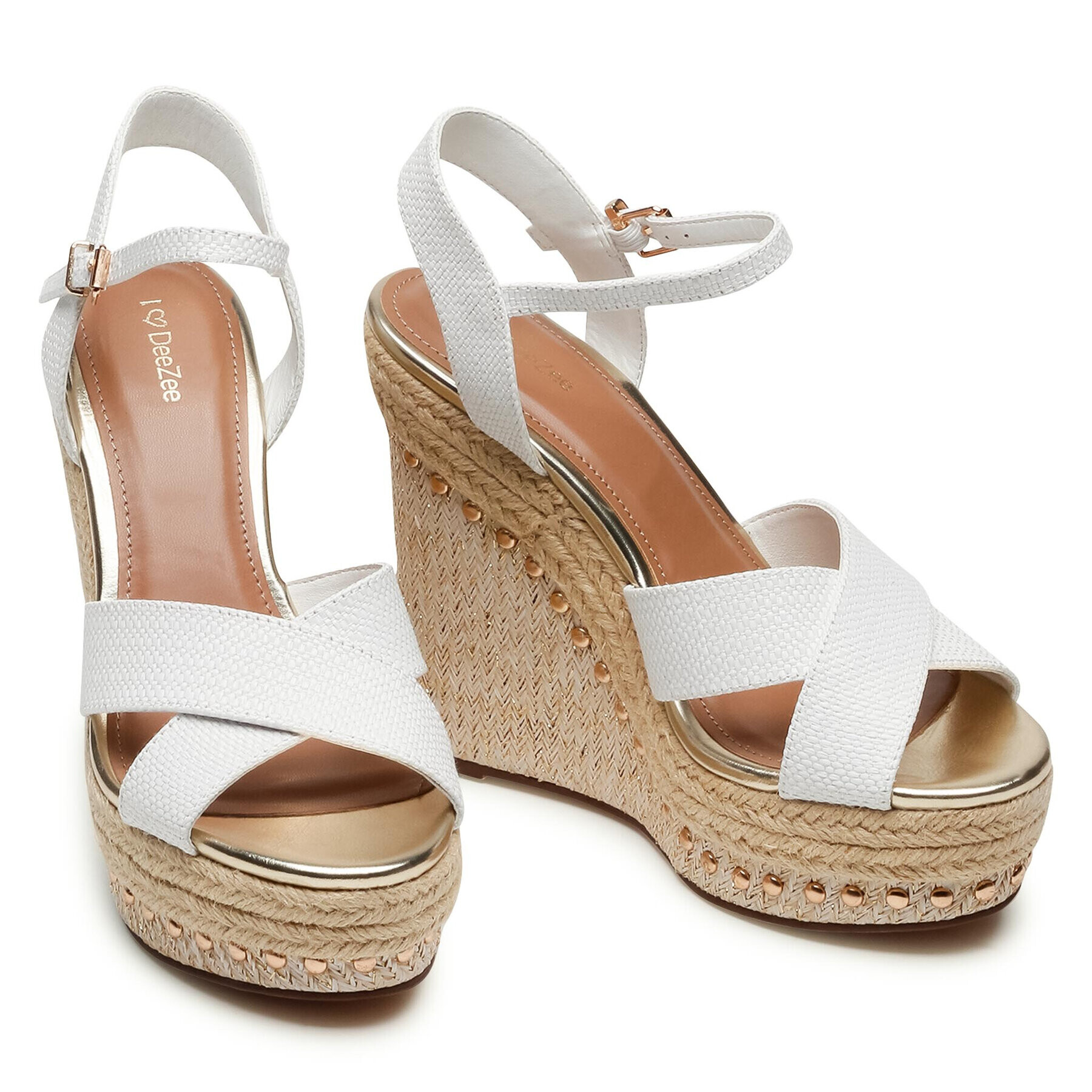 DeeZee Espadrilky WYL2489-1 Biela - Pepit.sk