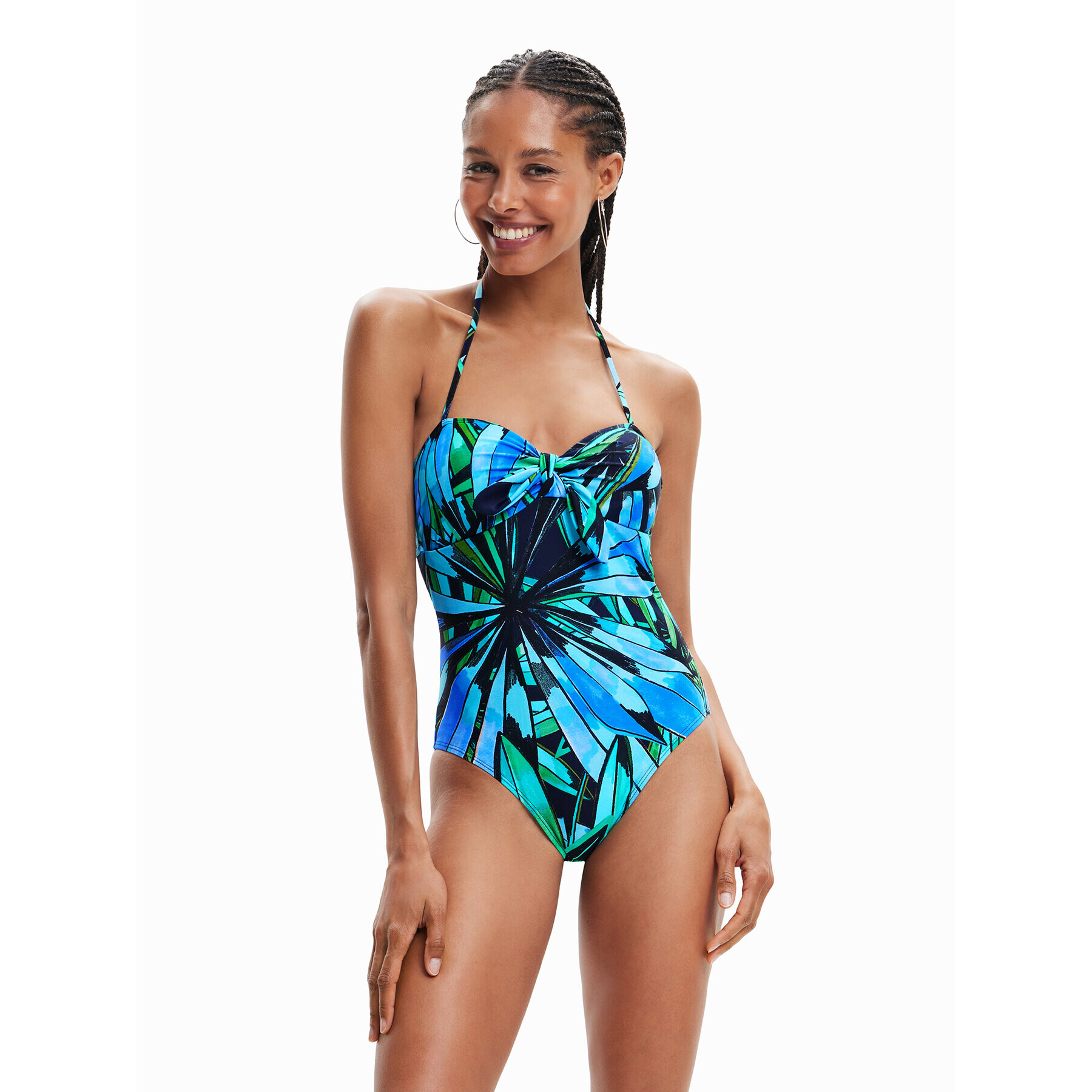 Desigual Bikiny Rainforest 23SWMK35 Modrá - Pepit.sk