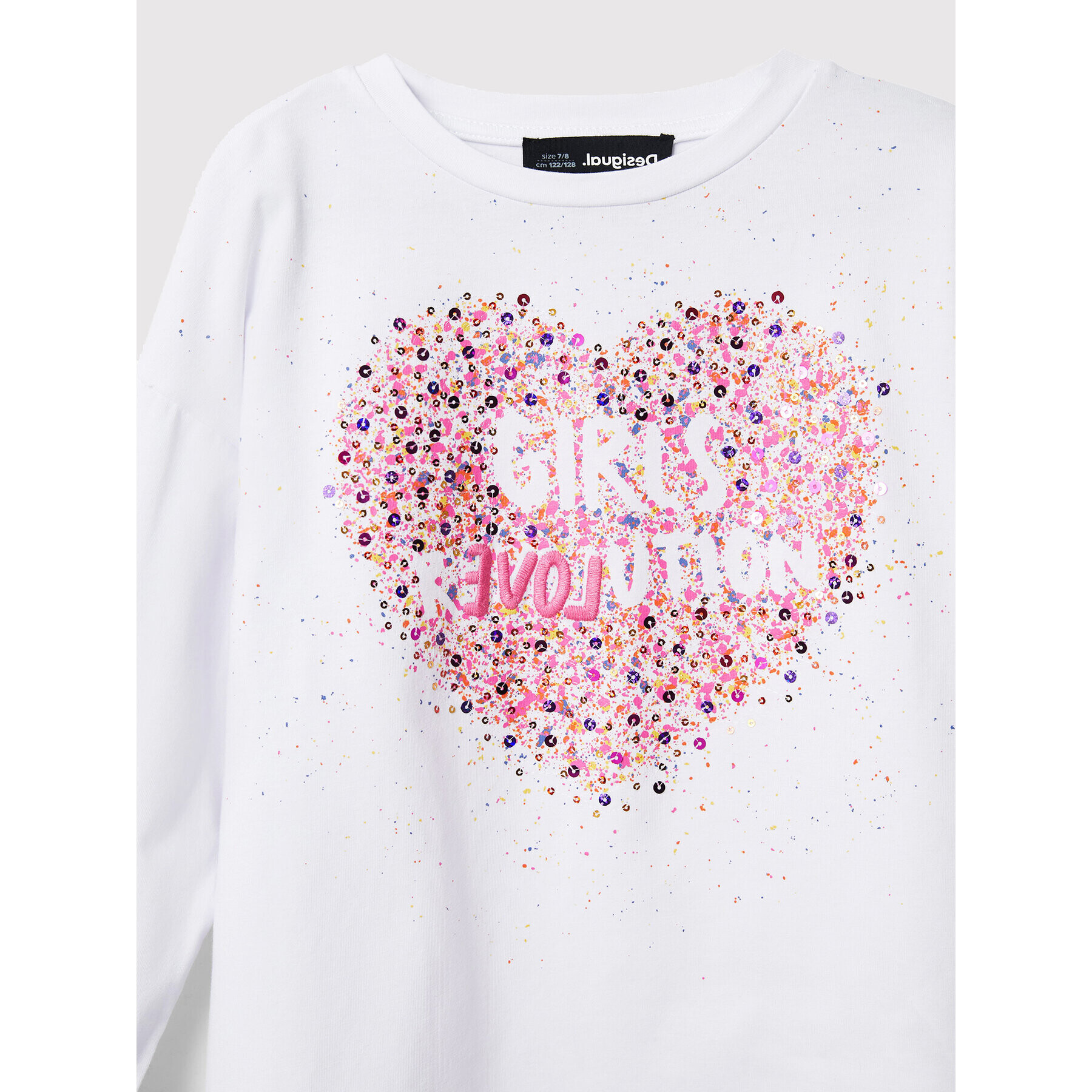 Desigual Blúzka Alba 22WGTK05 Biela Regular Fit - Pepit.sk