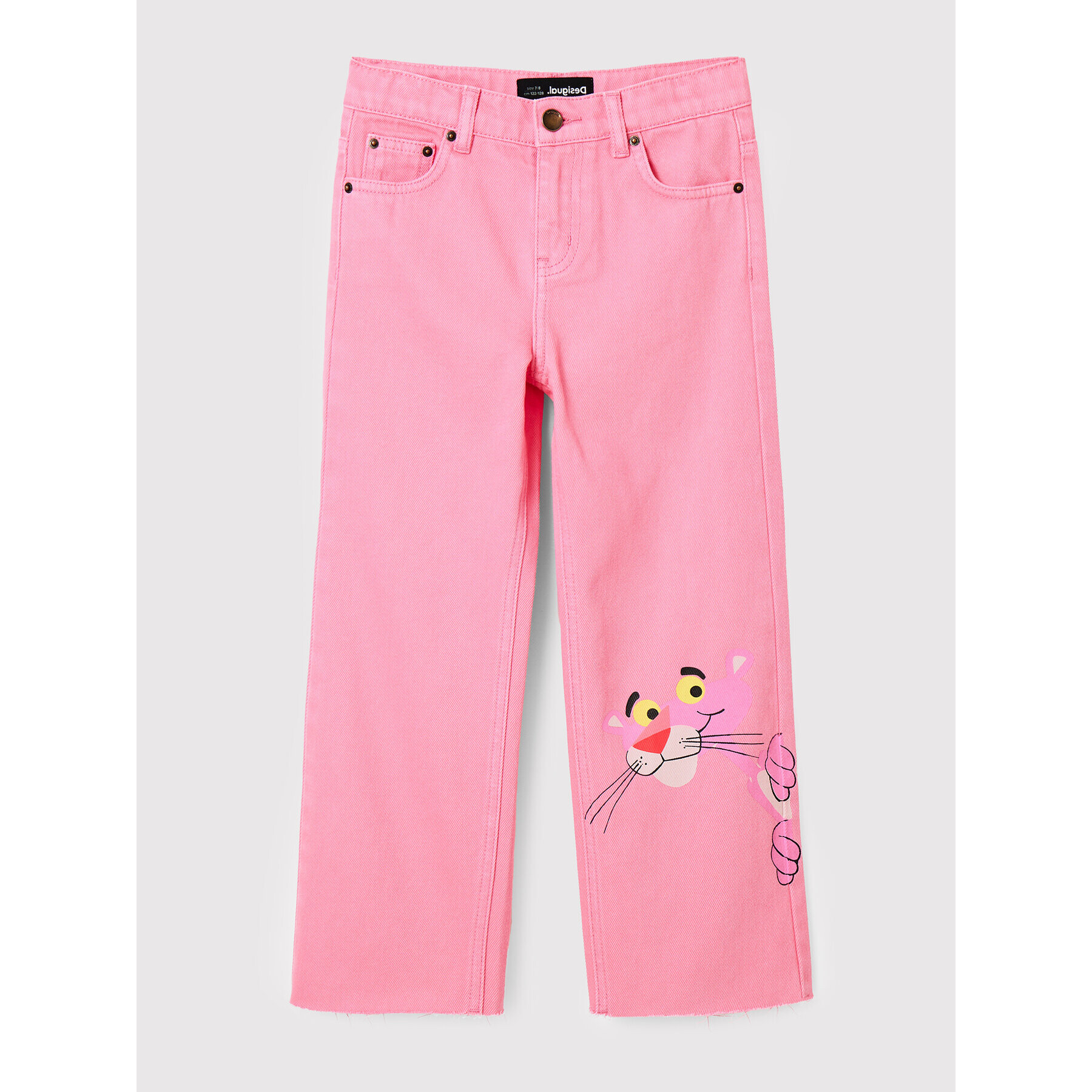 Desigual Džínsy PINK PANTHER 22WGDD02 Ružová Regular Fit - Pepit.sk