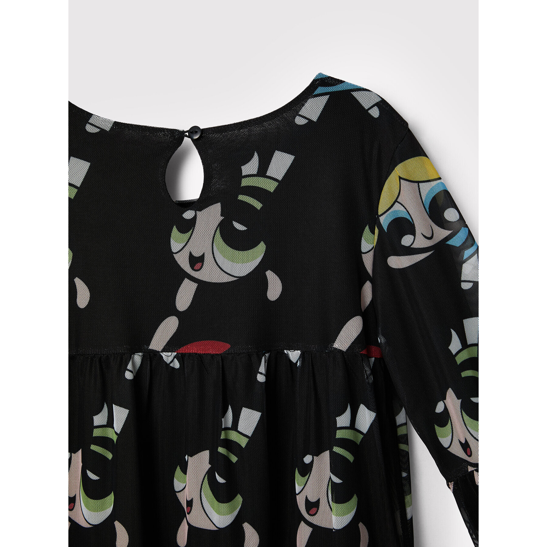 Desigual Každodenné šaty THE POWERPUFF GIRLS 22WGVK18 Čierna Relaxed Fit - Pepit.sk