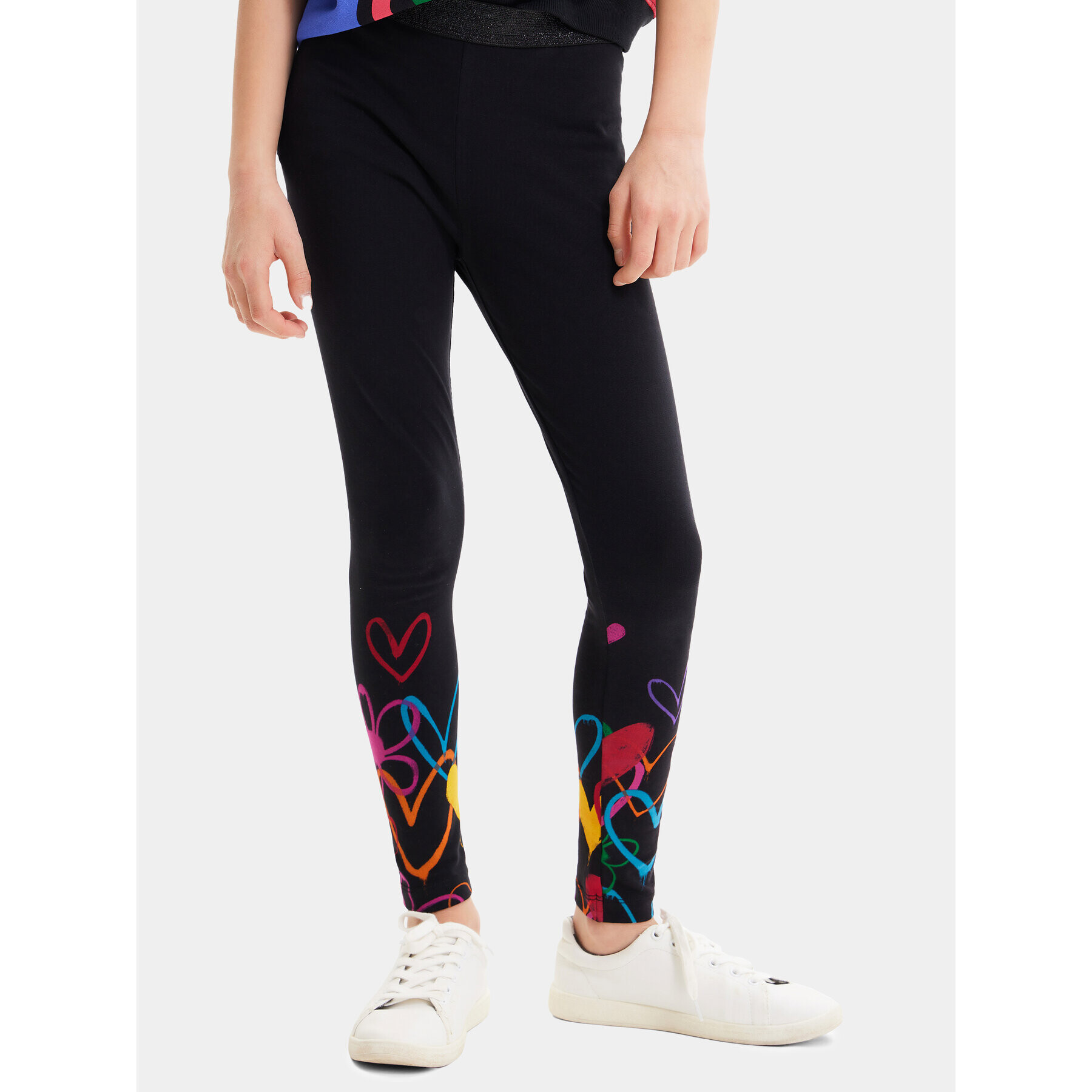 Desigual Legíny 23WGKK01 Čierna Regular Fit - Pepit.sk