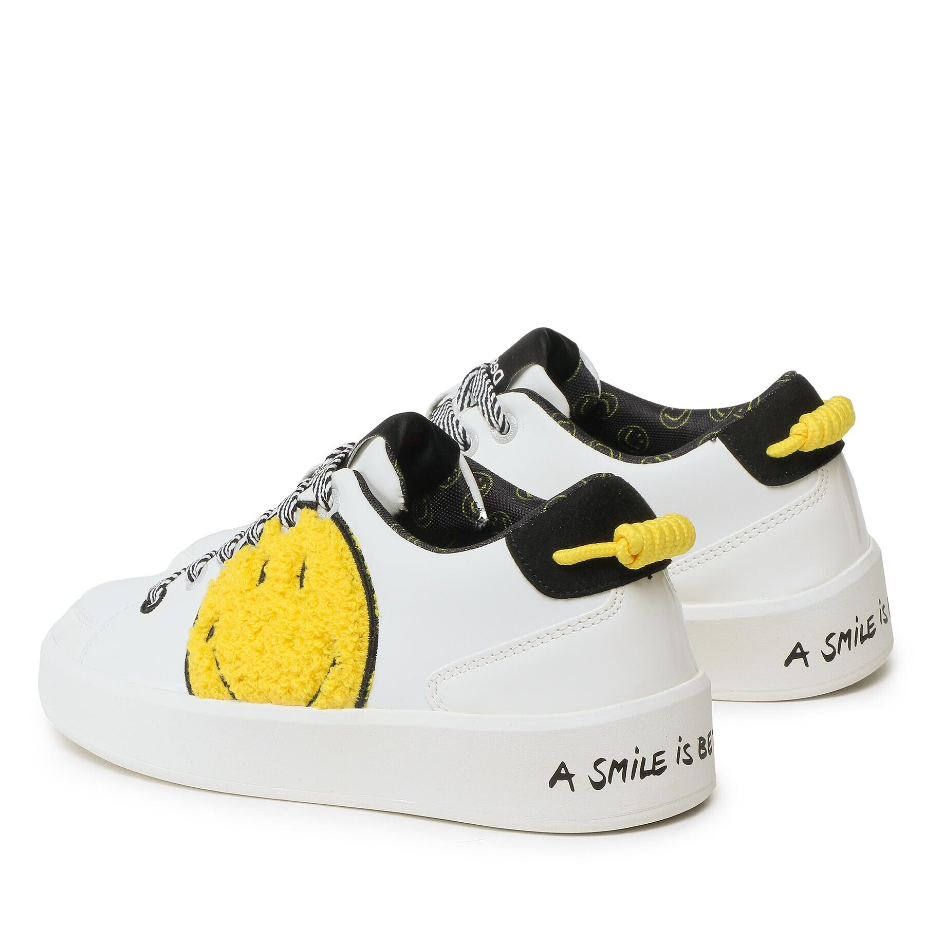 Desigual Sneakersy 22WSKP38 Biela - Pepit.sk