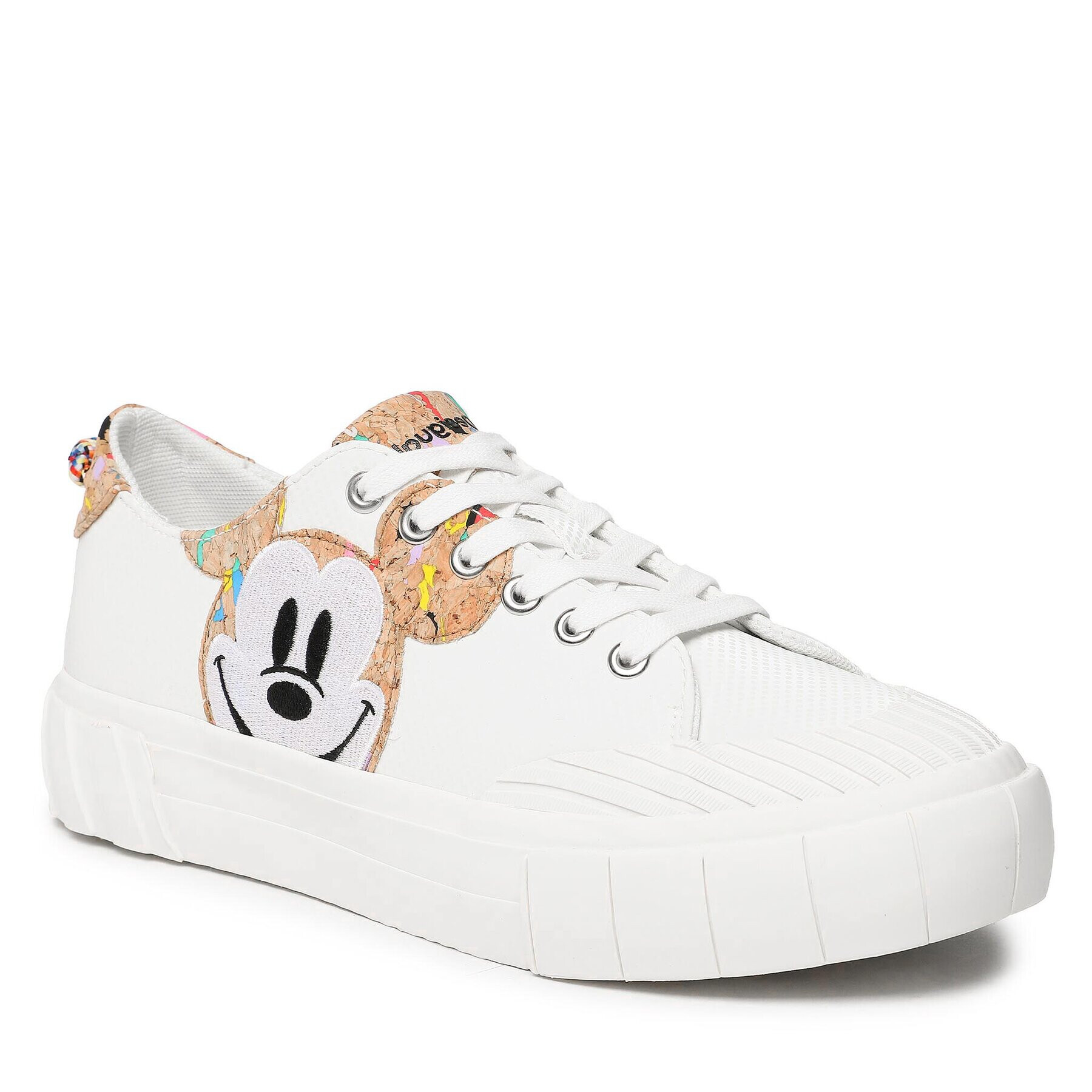 Desigual Sneakersy 23SSKP10 Biela - Pepit.sk