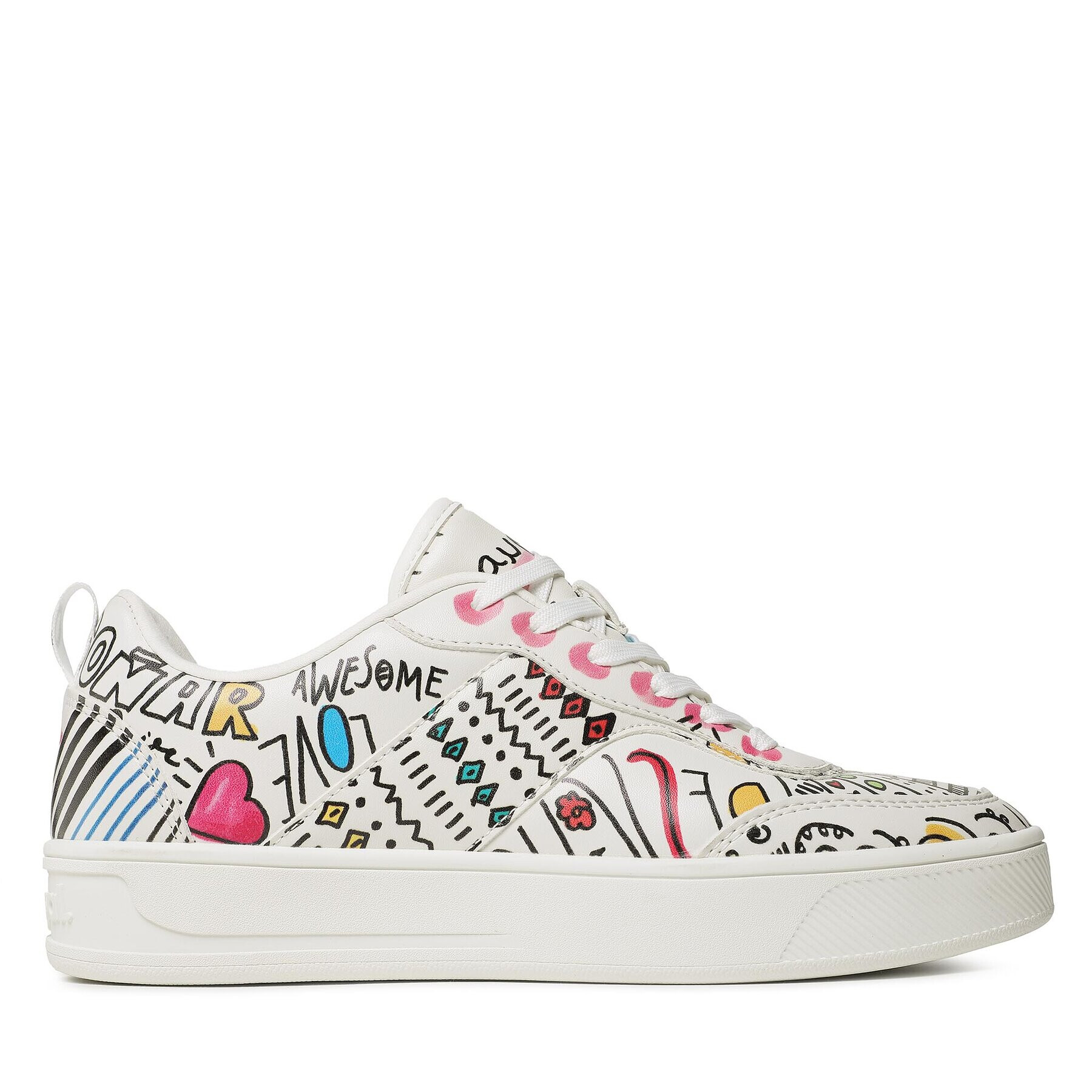 Desigual Sneakersy 23SSKP35 Biela - Pepit.sk