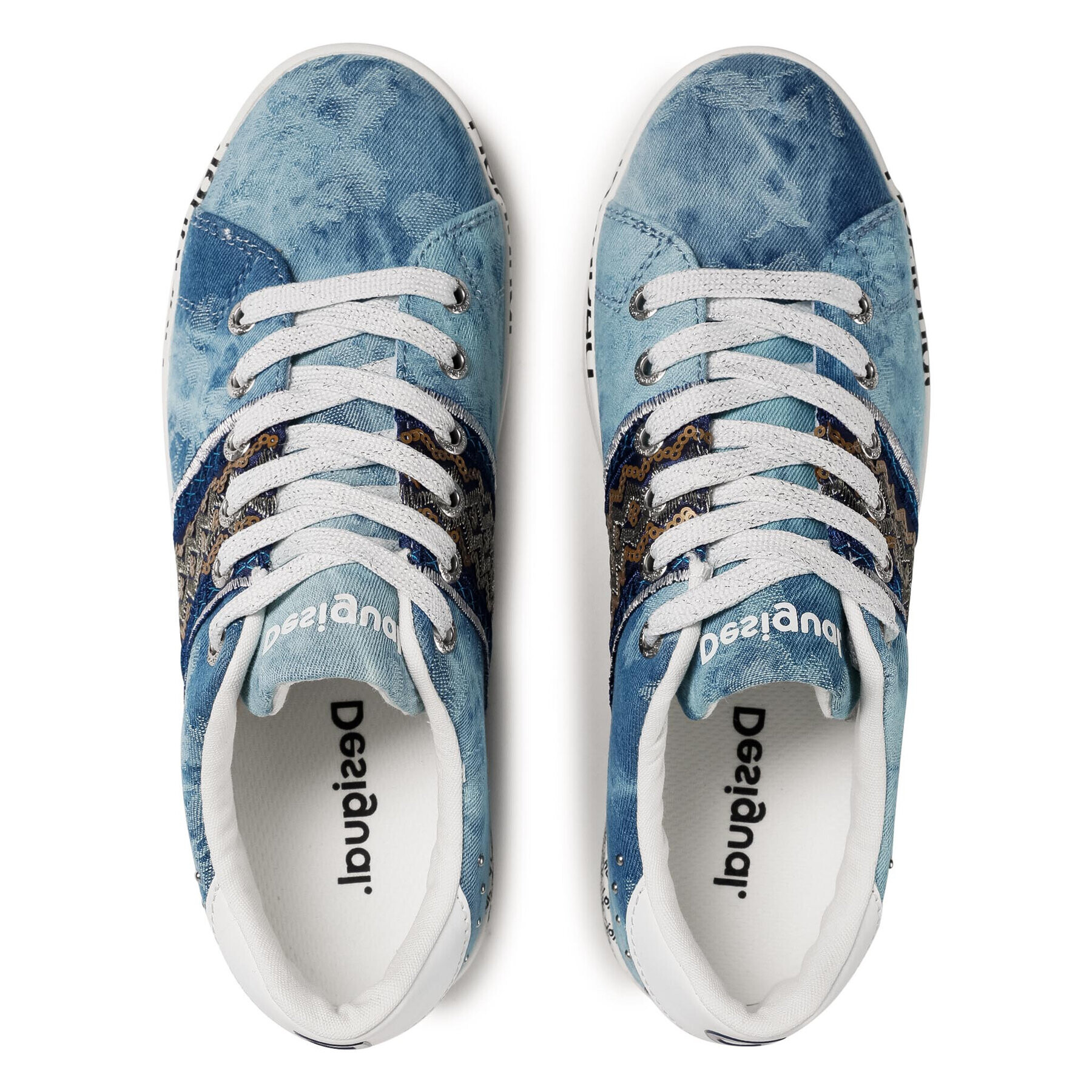 Desigual Sneakersy Cosmic 21SSKA16 Modrá - Pepit.sk