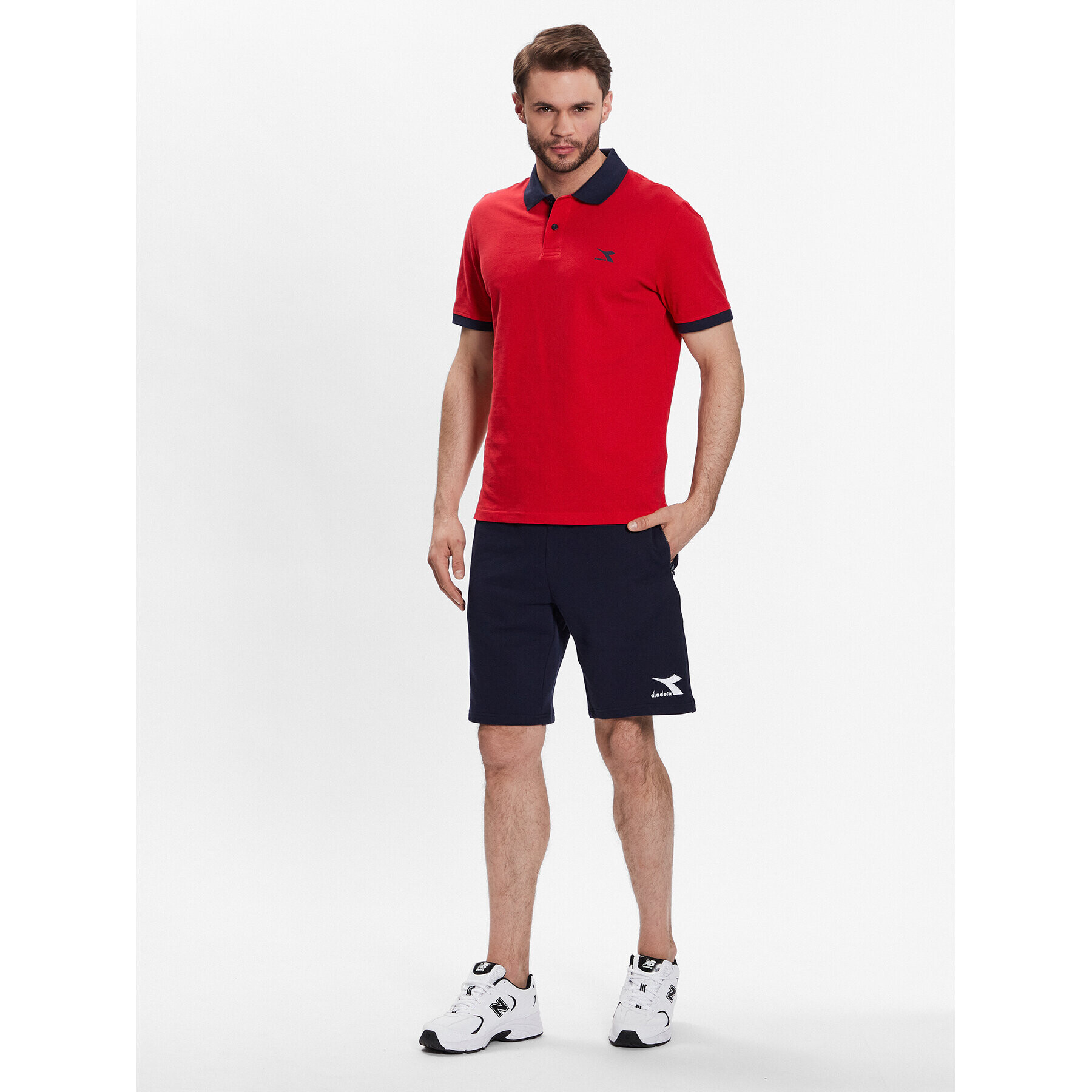 Diadora Športové kraťasy Slam 102.179307 Tmavomodrá Regular Fit - Pepit.sk