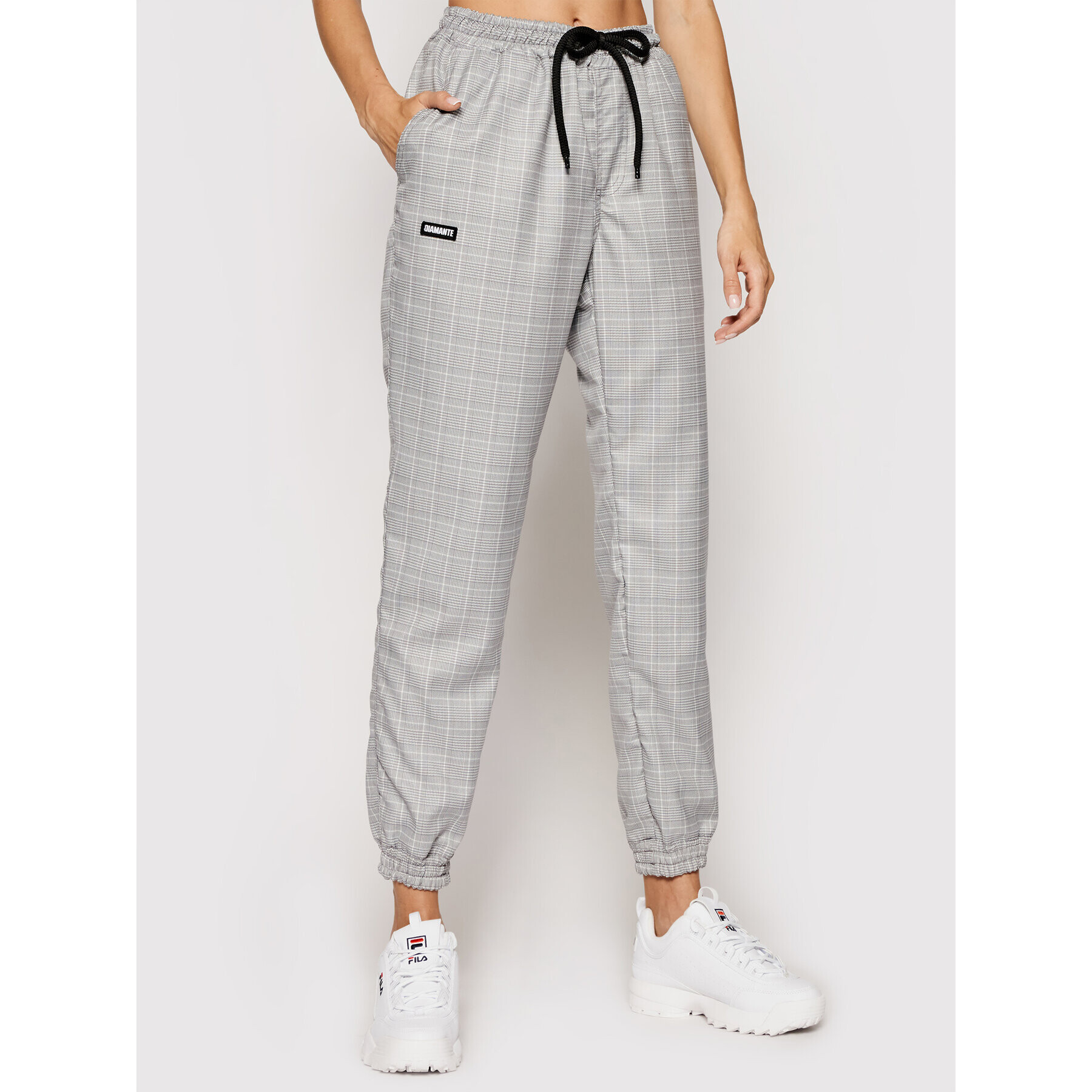 Diamante Wear Jogger nohavice Unisex Classic 5411 Sivá Regular Fit - Pepit.sk