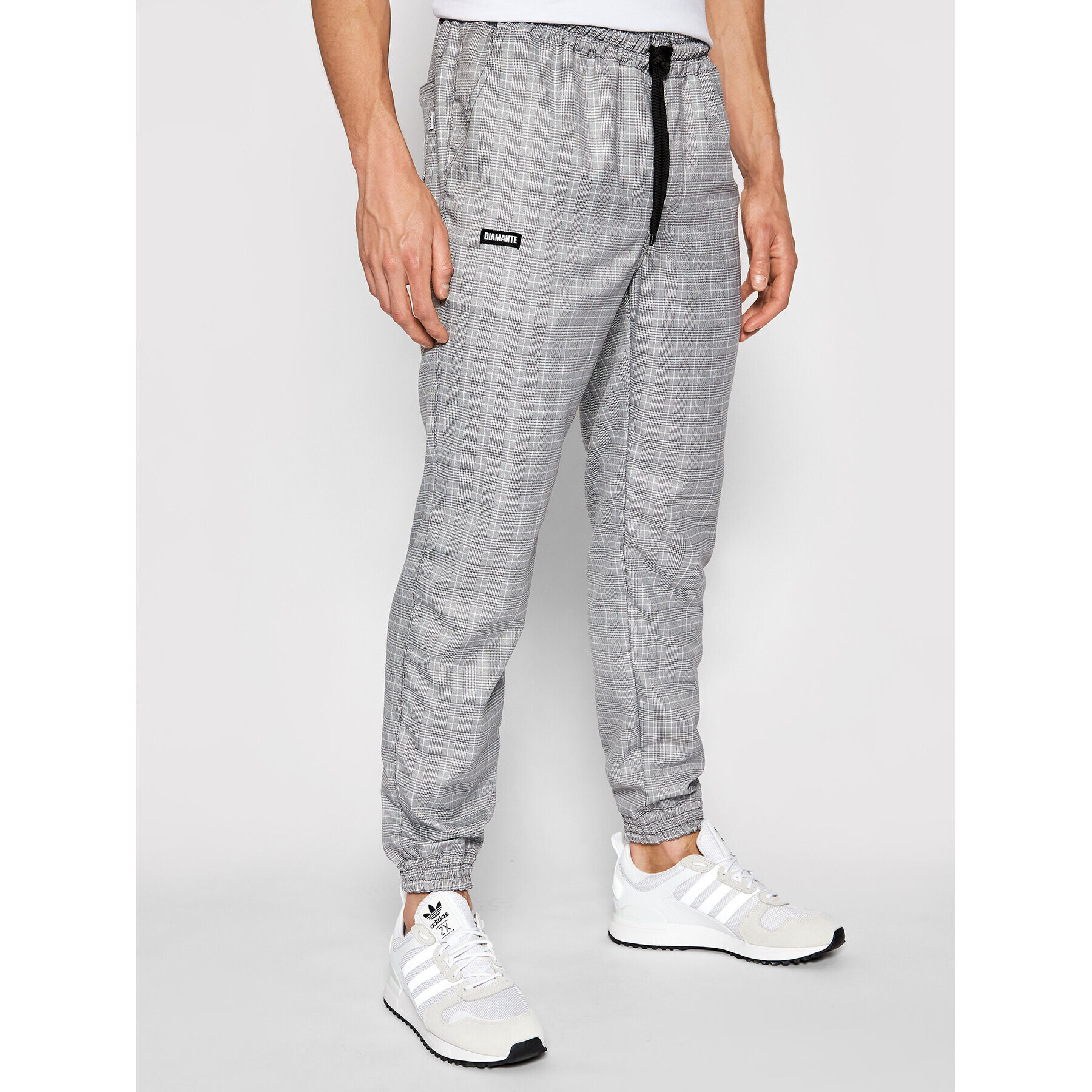 Diamante Wear Jogger nohavice Unisex Classic 5411 Sivá Regular Fit - Pepit.sk