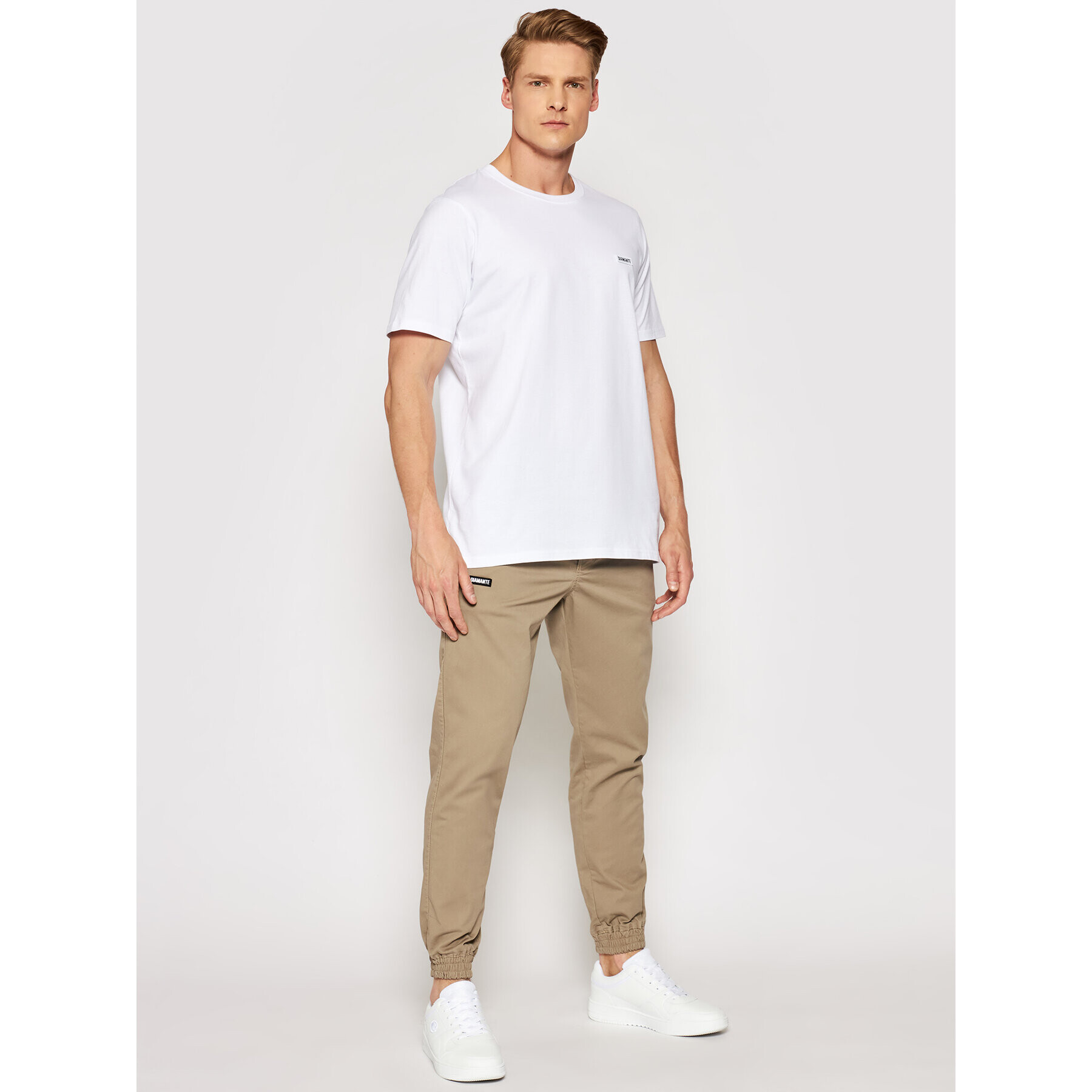 Diamante Wear Jogger nohavice Unisex Classic 5493 Béžová Regular Fit - Pepit.sk