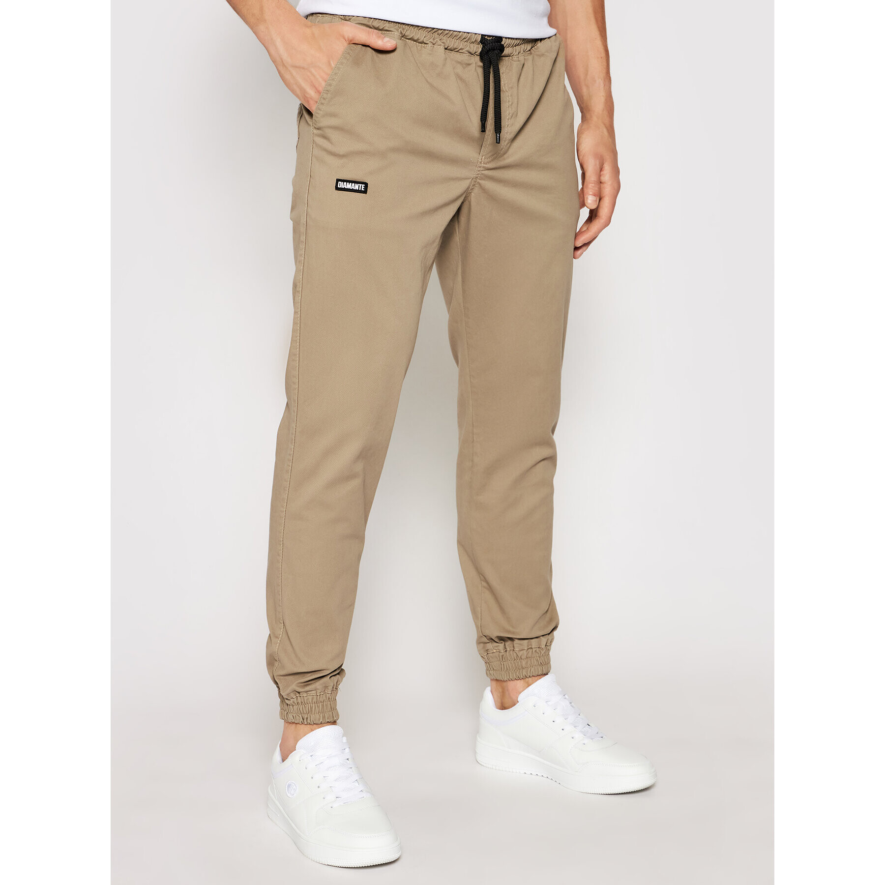 Diamante Wear Jogger nohavice Unisex Classic 5493 Béžová Regular Fit - Pepit.sk