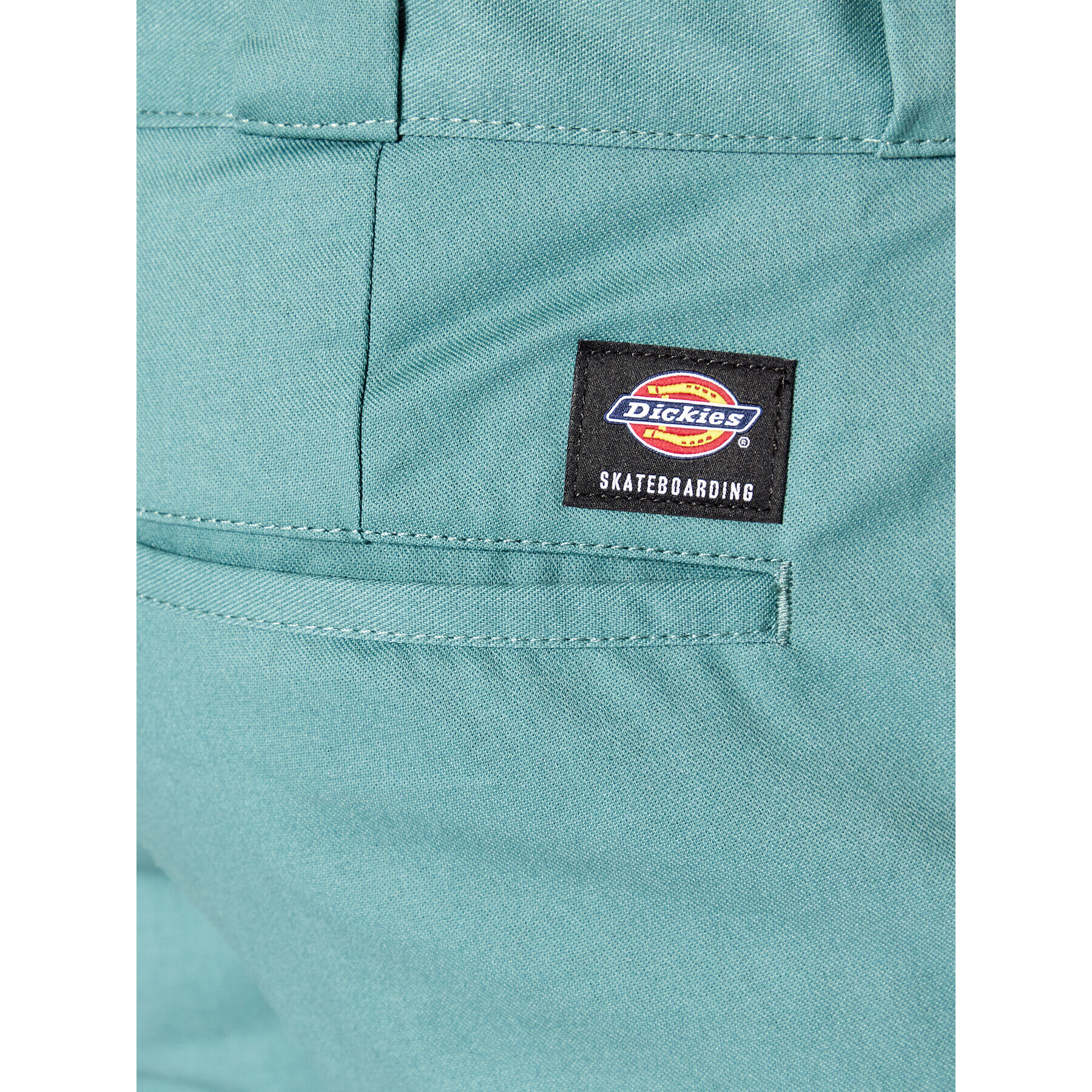 Dickies Bavlnené šortky Workshort Flex DK0A4XPQLN0 Zelená Slim Fit - Pepit.sk