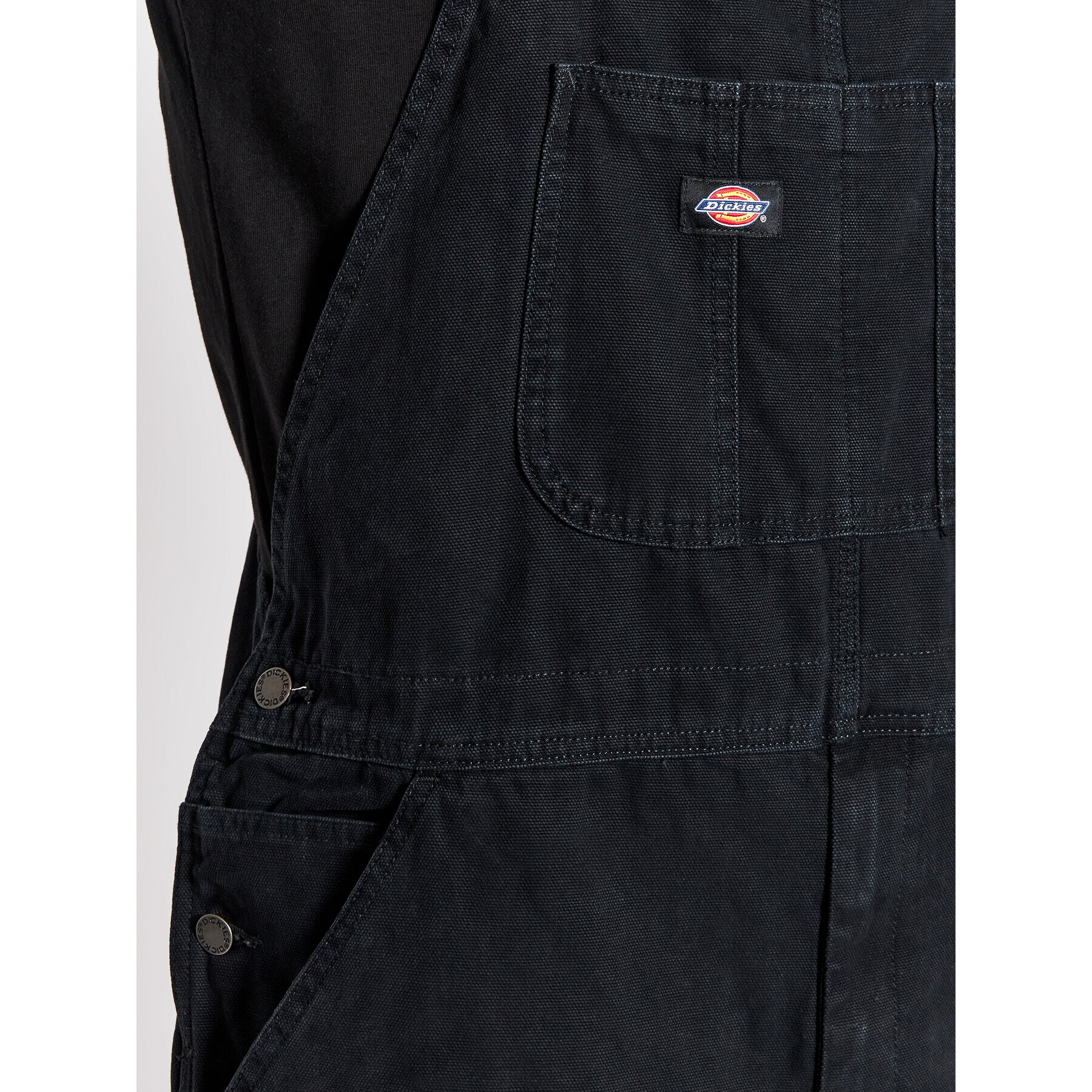 Dickies Nohavice na traky Duck Canvas DK0A4XLXC40 Čierna Relaxed Fit - Pepit.sk