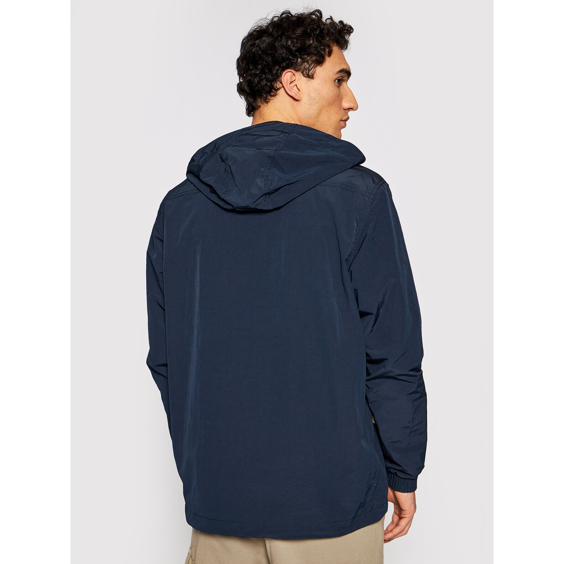 Didriksons Bunda anorak Vilmer 503654 Tmavomodrá Relaxed Fit - Pepit.sk