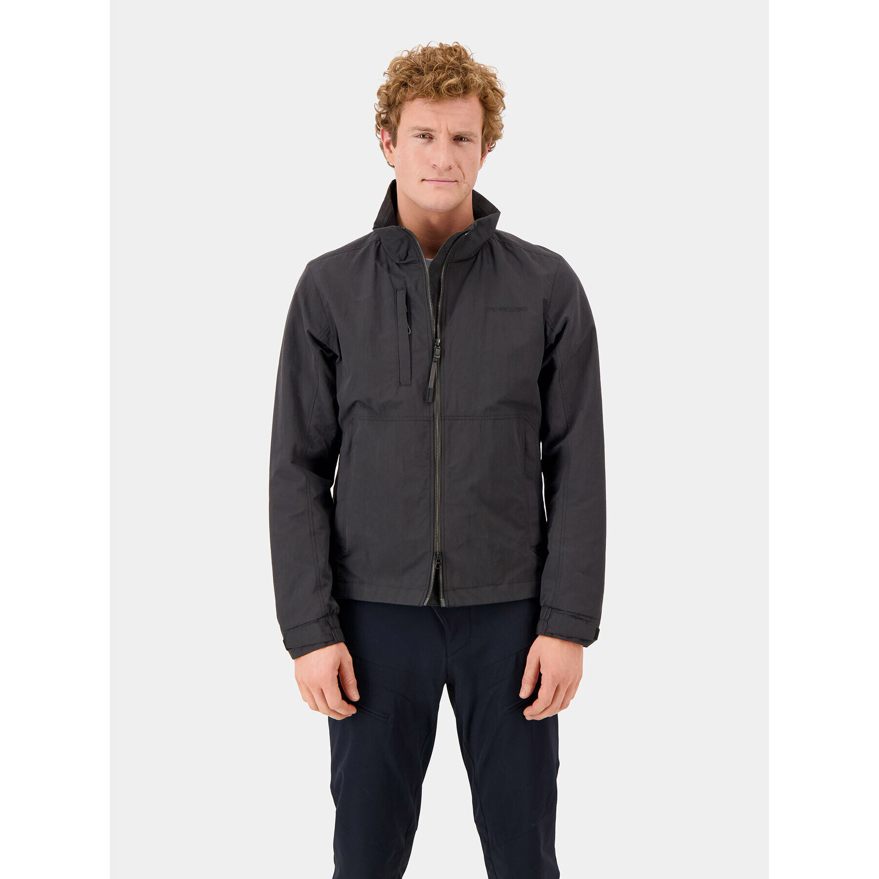 Didriksons Bundy bomber Irvin 504556 Čierna Regular Fit - Pepit.sk