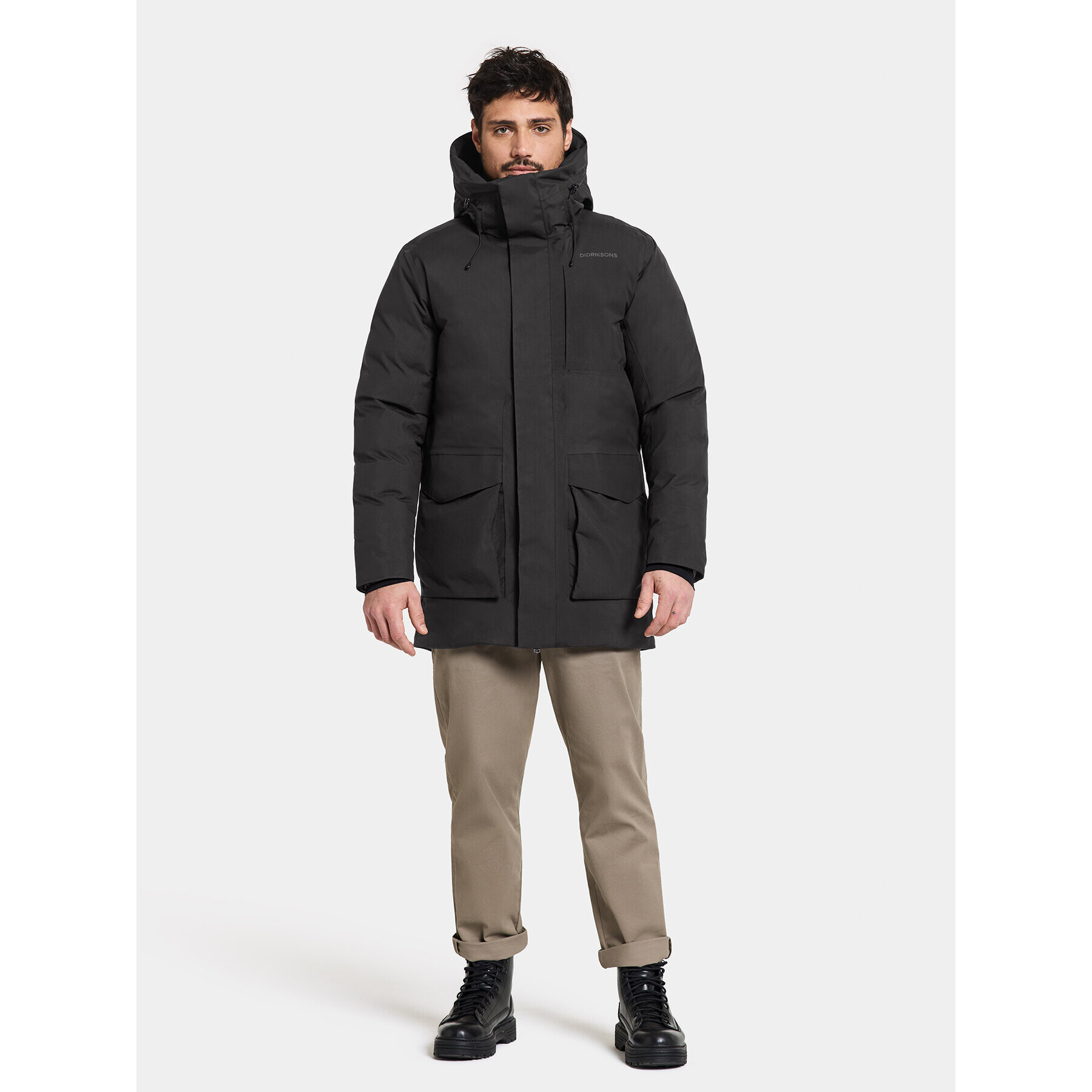 Didriksons Parka Akilles Usx Parka 504913 Čierna Regular Fit - Pepit.sk