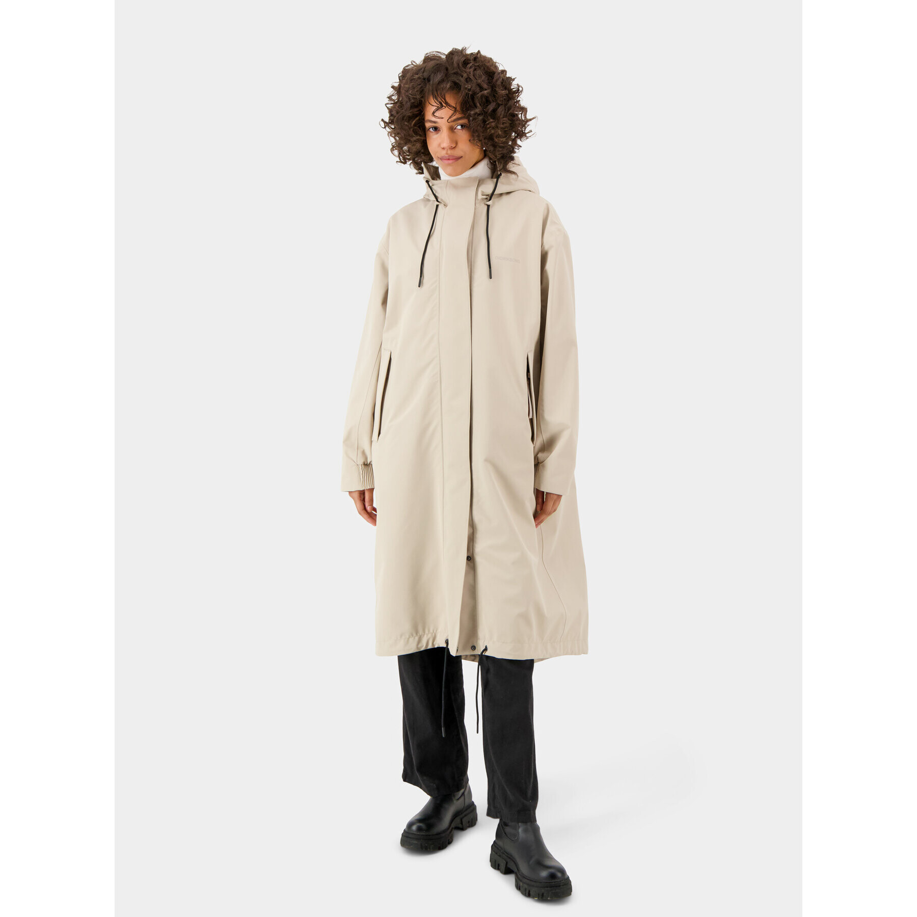 Didriksons Parka Alice 504680 Béžová Oversize - Pepit.sk