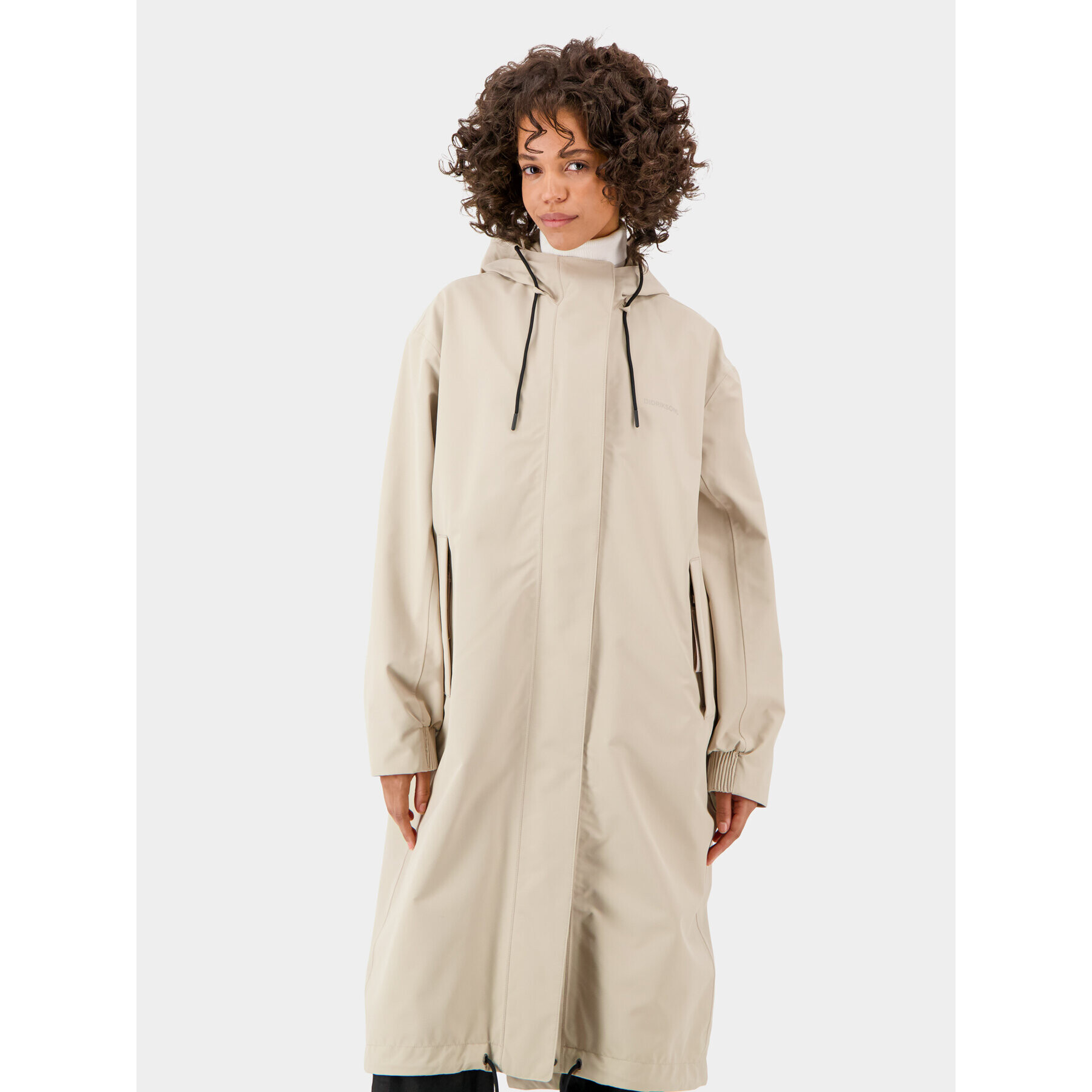 Didriksons Parka Alice 504680 Béžová Oversize - Pepit.sk