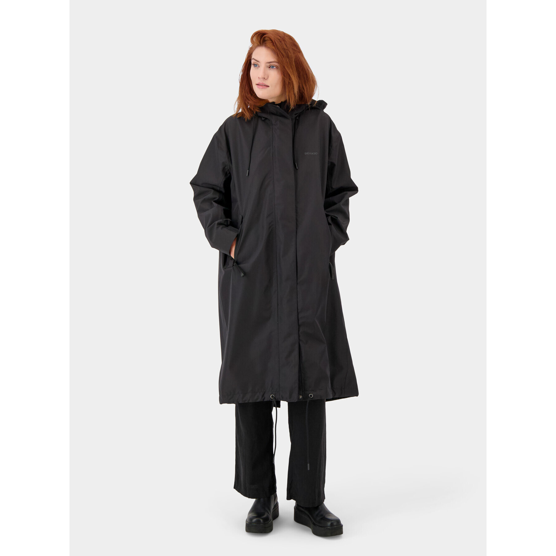 Didriksons Parka Alice 504680 Čierna Oversize - Pepit.sk