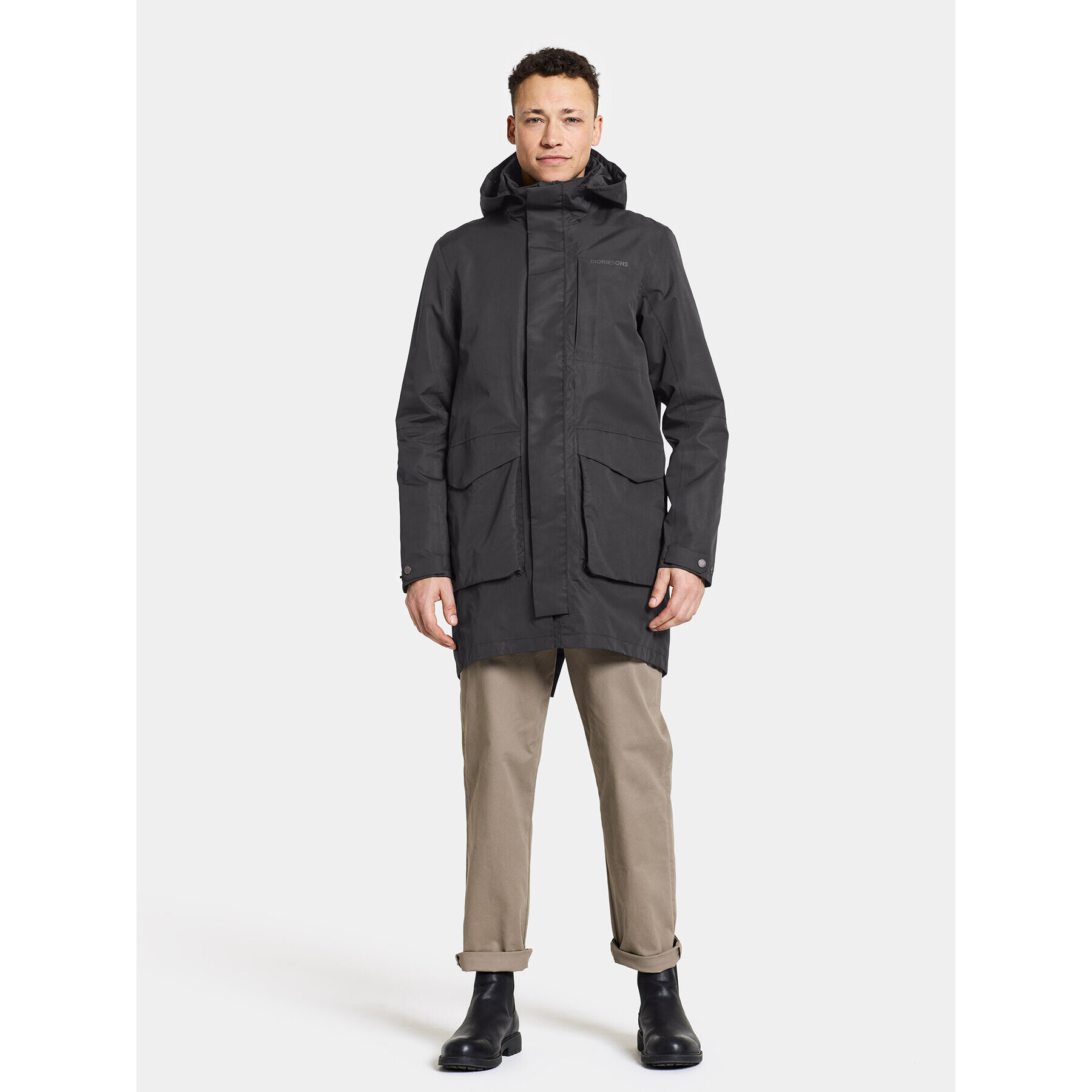 Didriksons Parka Andreas Usx Parka 505085 Čierna Standard Fit - Pepit.sk