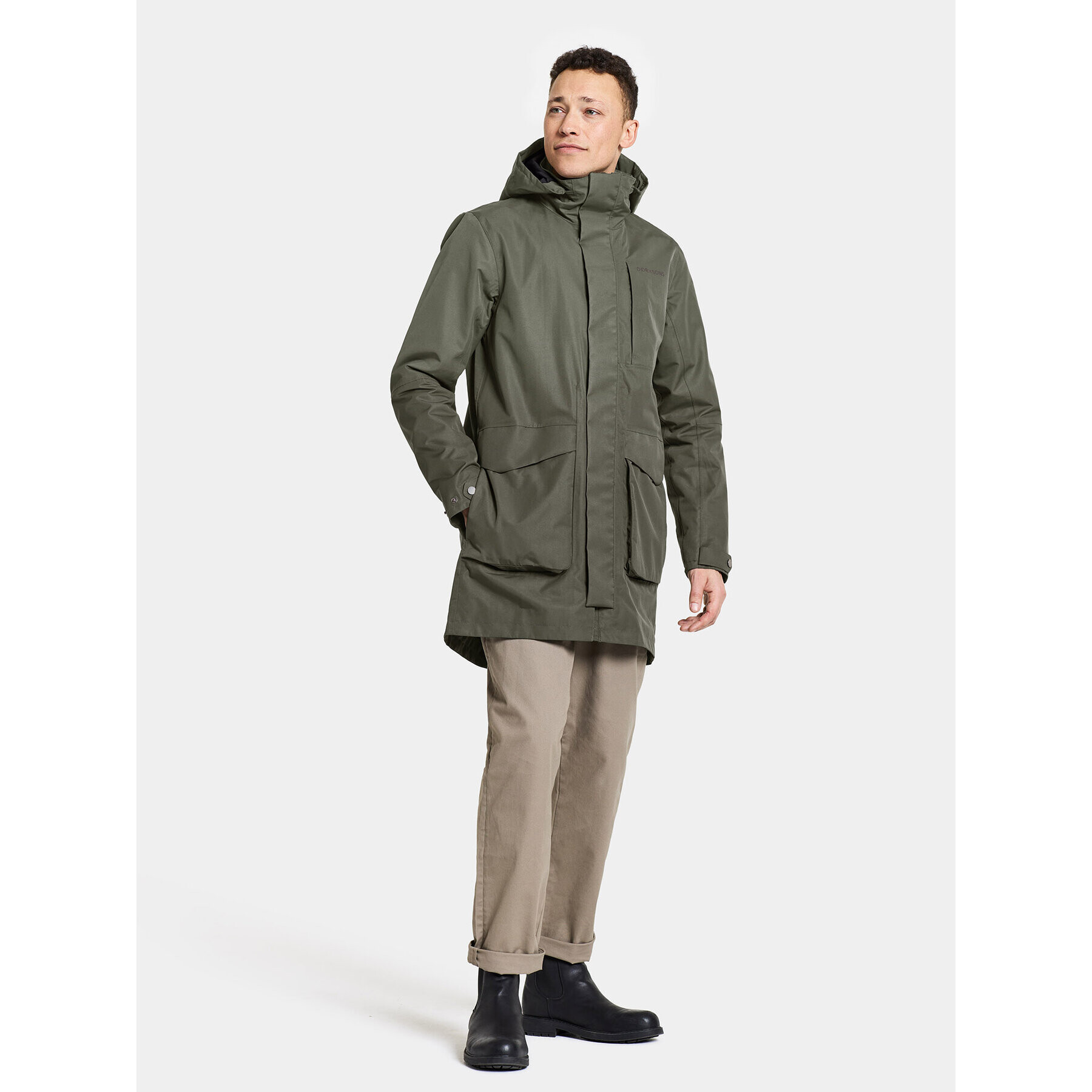 Didriksons Parka Andreas Usx Parka 505085 Zelená Standard Fit - Pepit.sk