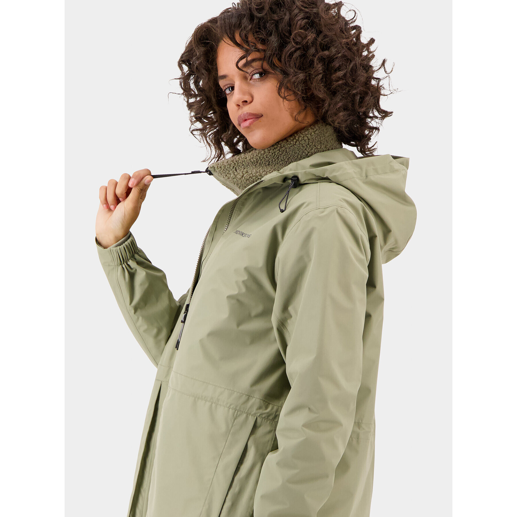 Didriksons Parka Bella 504648 Zelená Regular Fit - Pepit.sk