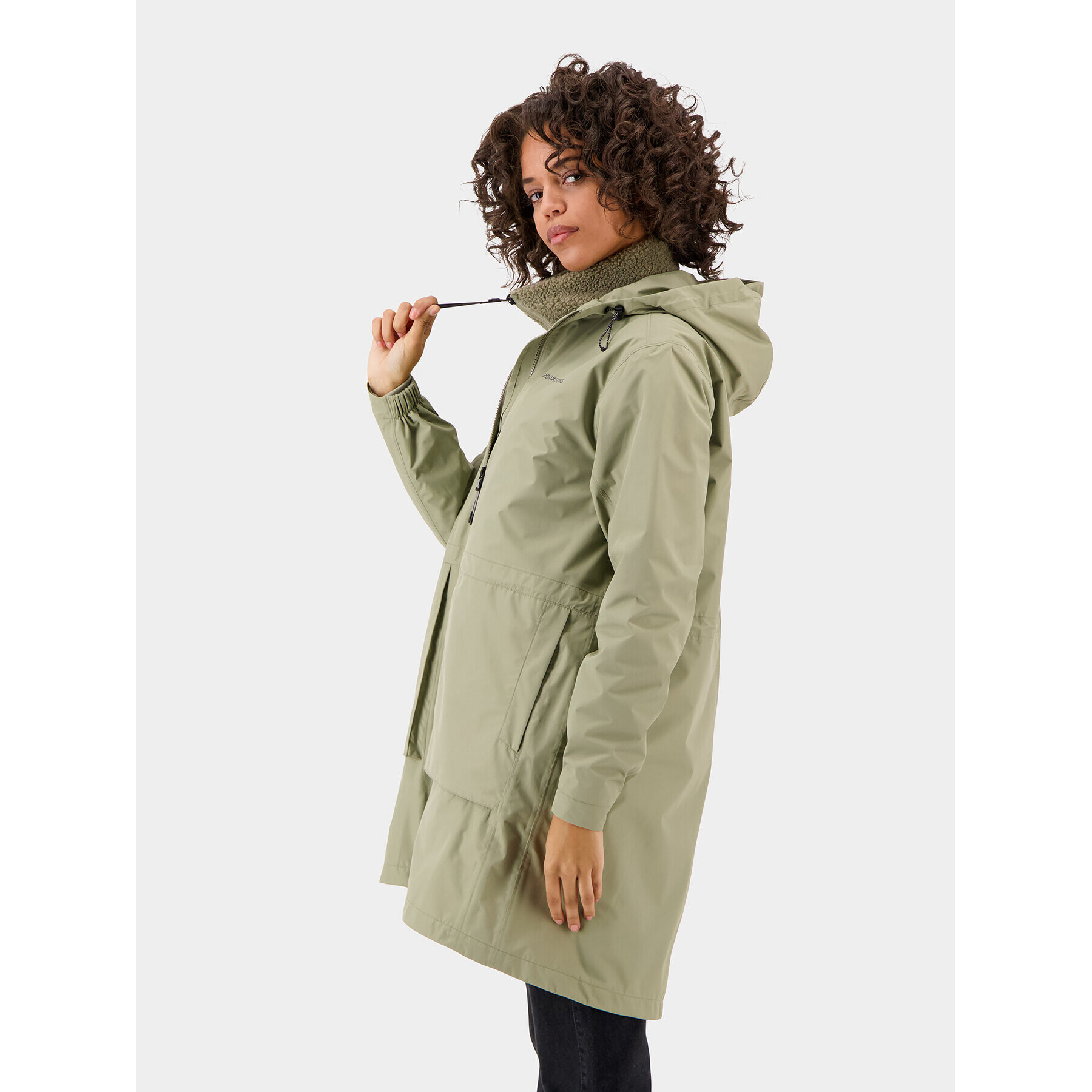 Didriksons Parka Bella 504648 Zelená Regular Fit - Pepit.sk