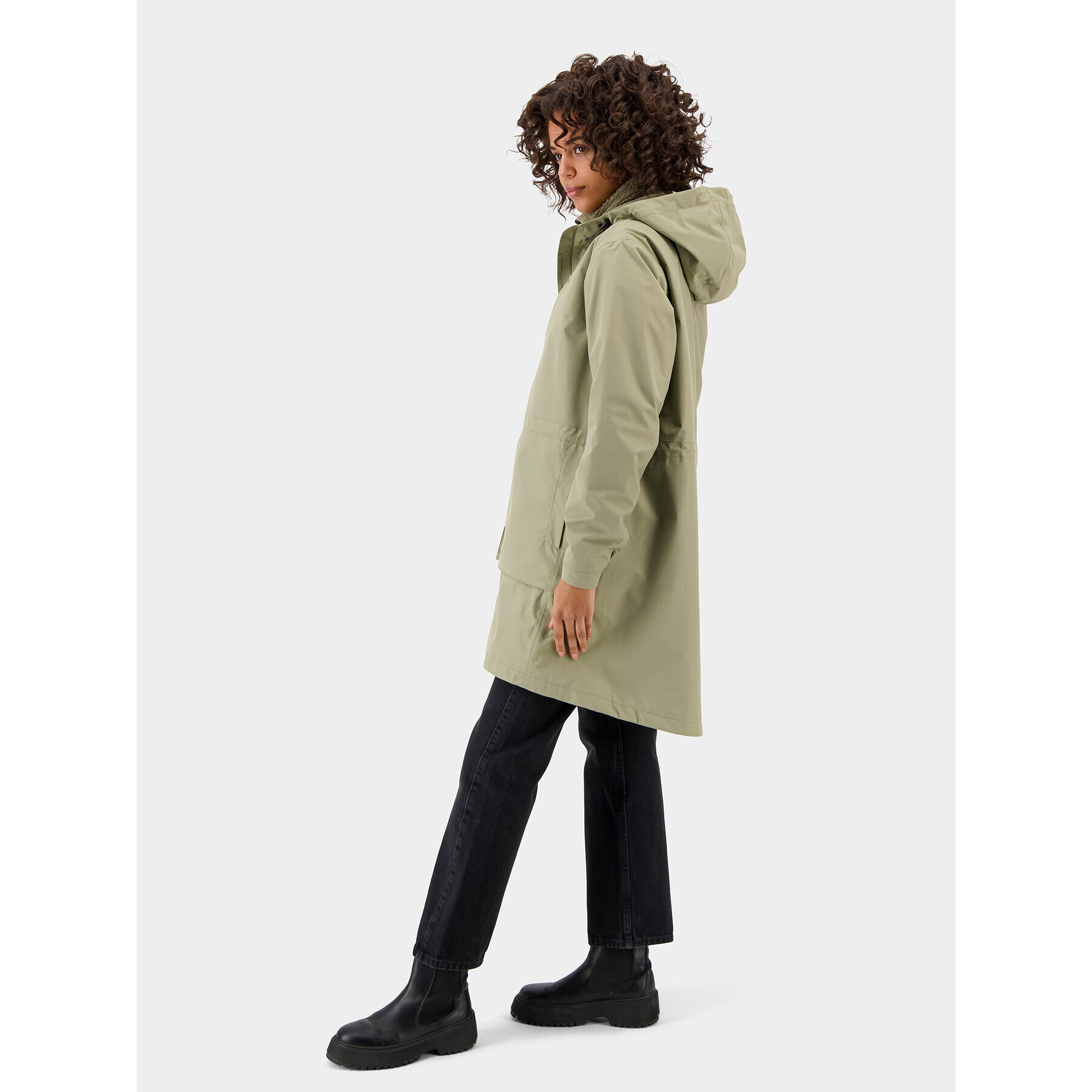 Didriksons Parka Bella 504648 Zelená Regular Fit - Pepit.sk