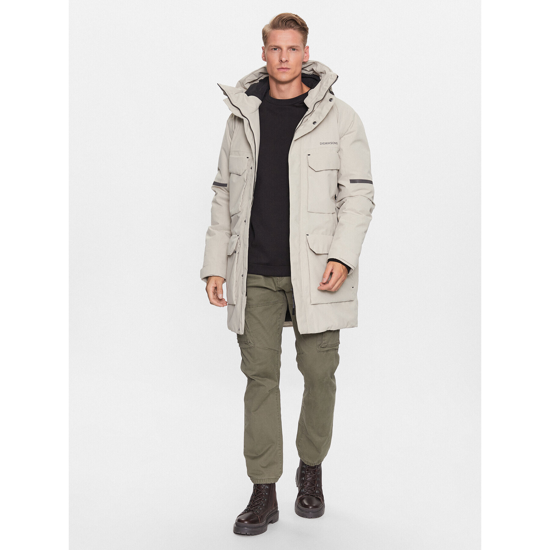 Didriksons Parka Drew 504252 Béžová Regular Fit - Pepit.sk