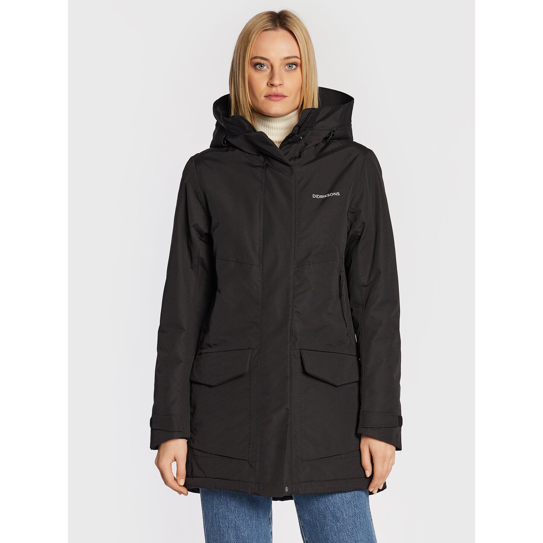 Didriksons Parka Frida 504302 Čierna Regular Fit - Pepit.sk