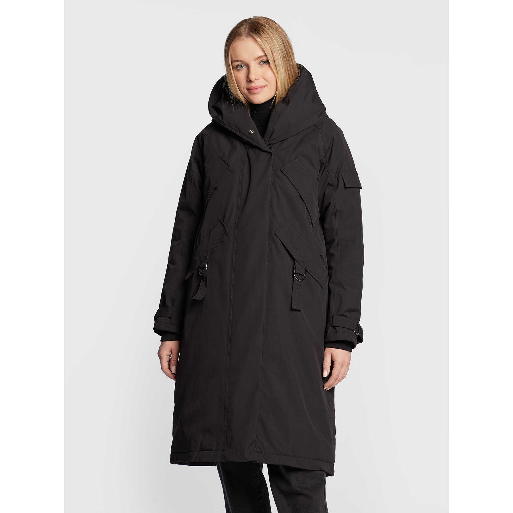 Didriksons Parka Li 504490 Čierna Relaxed Fit - Pepit.sk