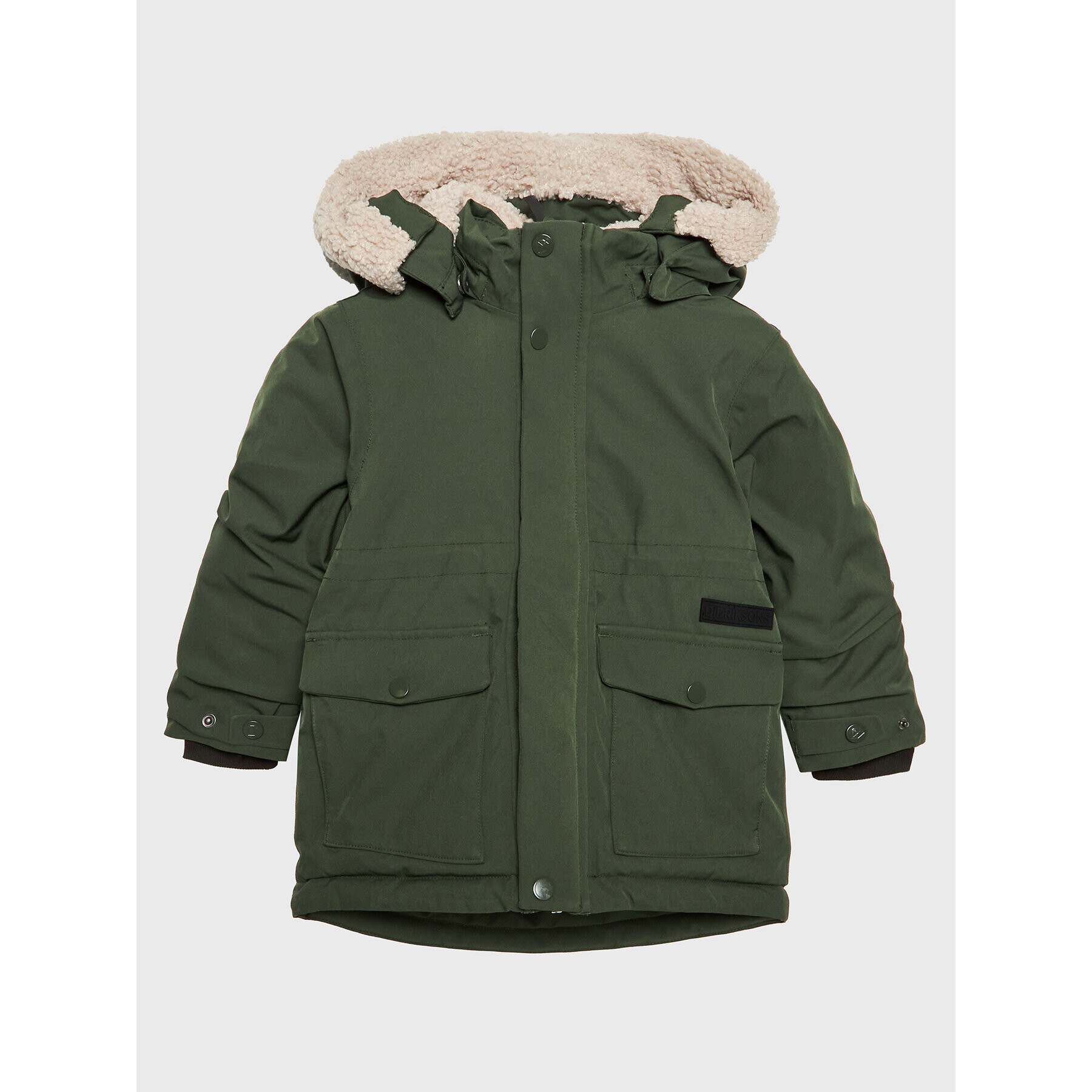 Didriksons Parka Lizzo 504367 Zelená Regular Fit - Pepit.sk