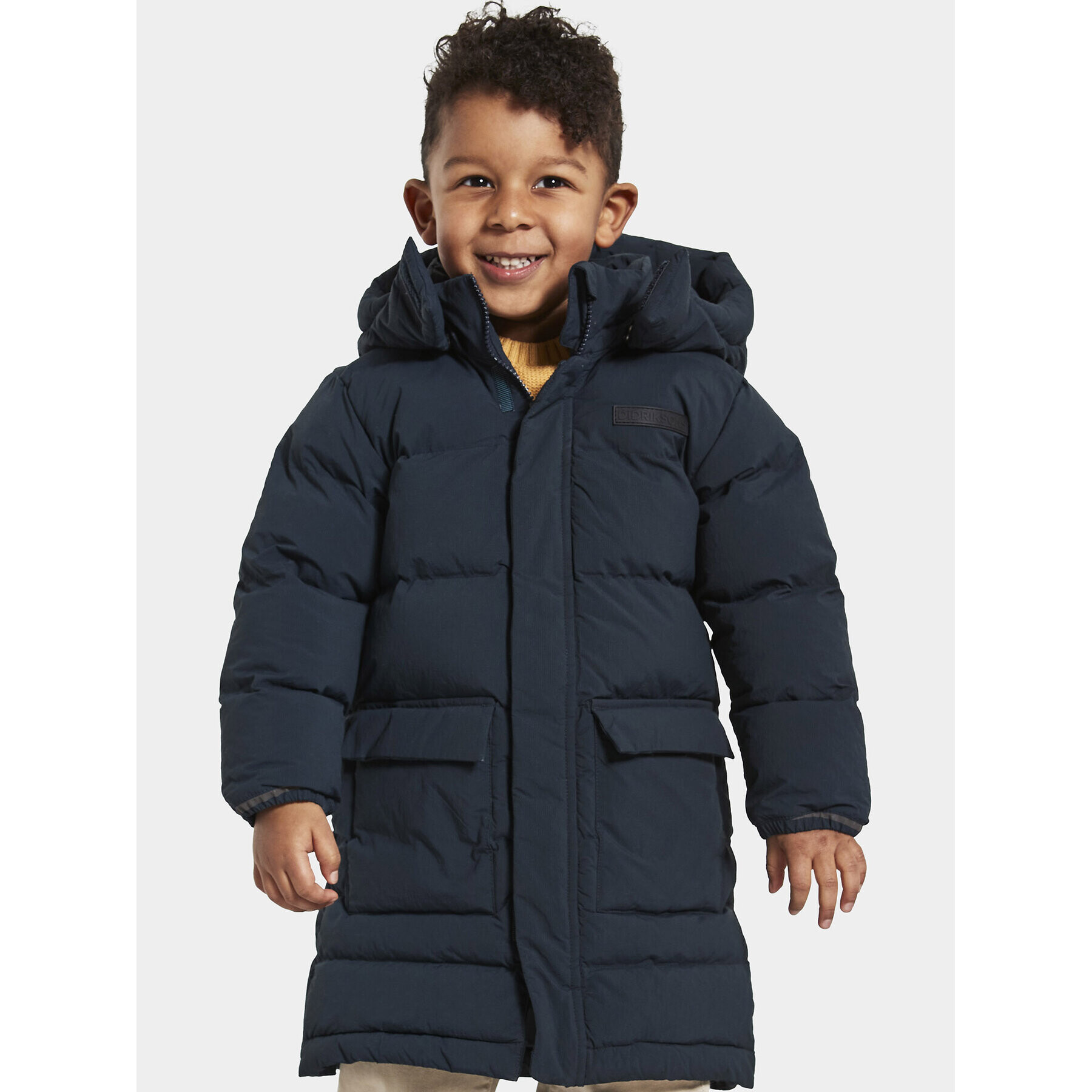 Didriksons Parka Snöfrid 504345 Tmavomodrá Regular Fit - Pepit.sk