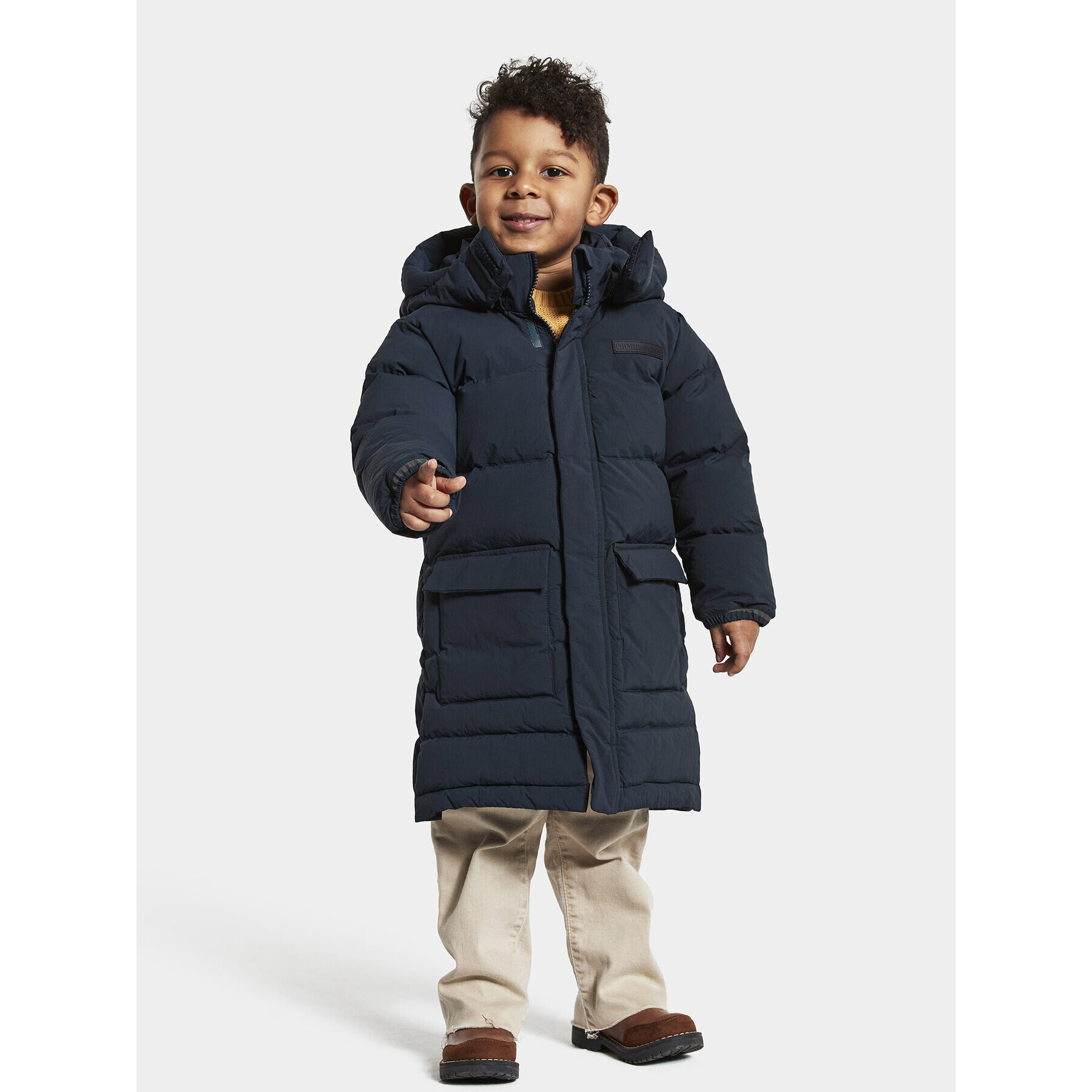 Didriksons Parka Snöfrid 504345 Tmavomodrá Regular Fit - Pepit.sk