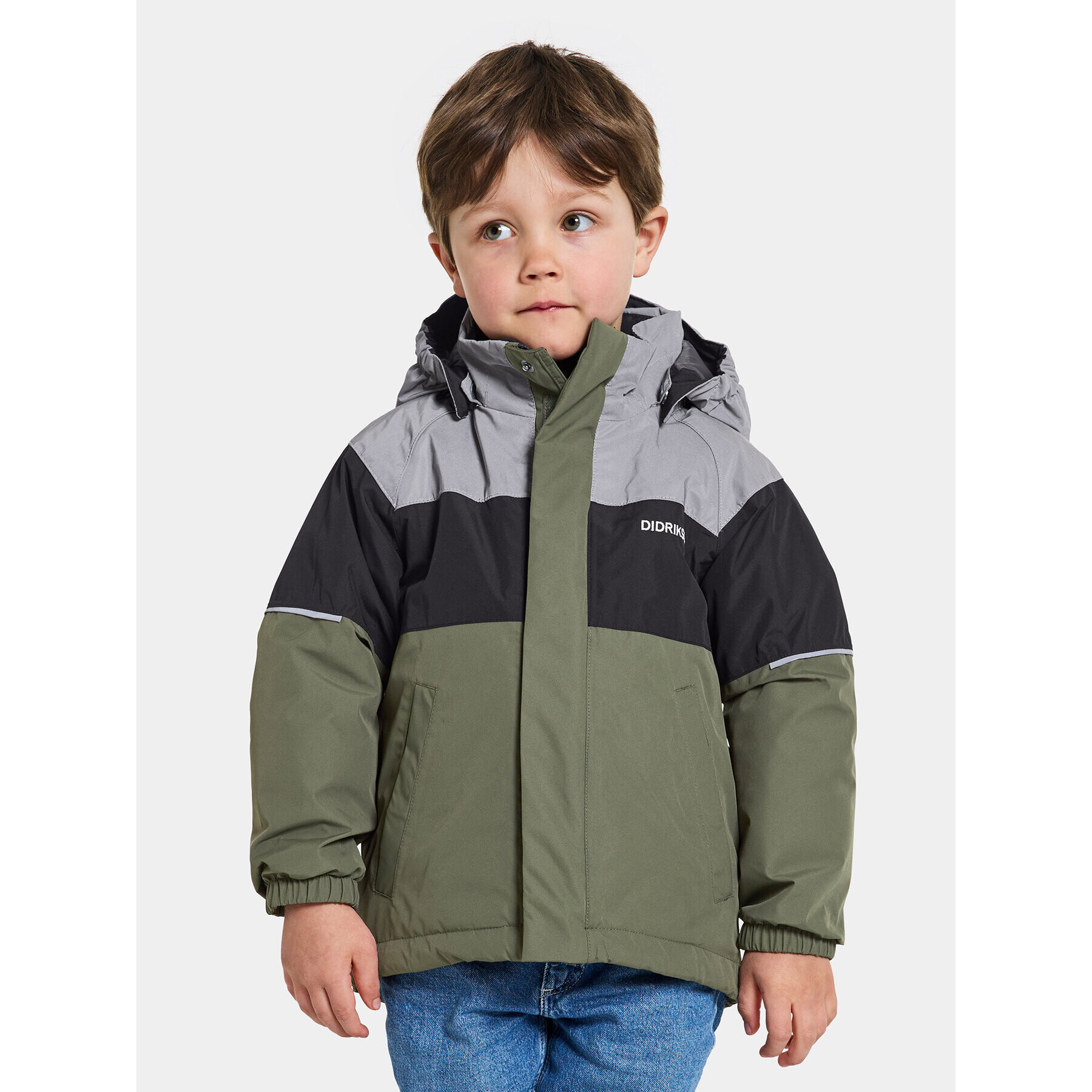 Didriksons Zimné bundy Lux Kids Jacket 2 504901 Zelená - Pepit.sk