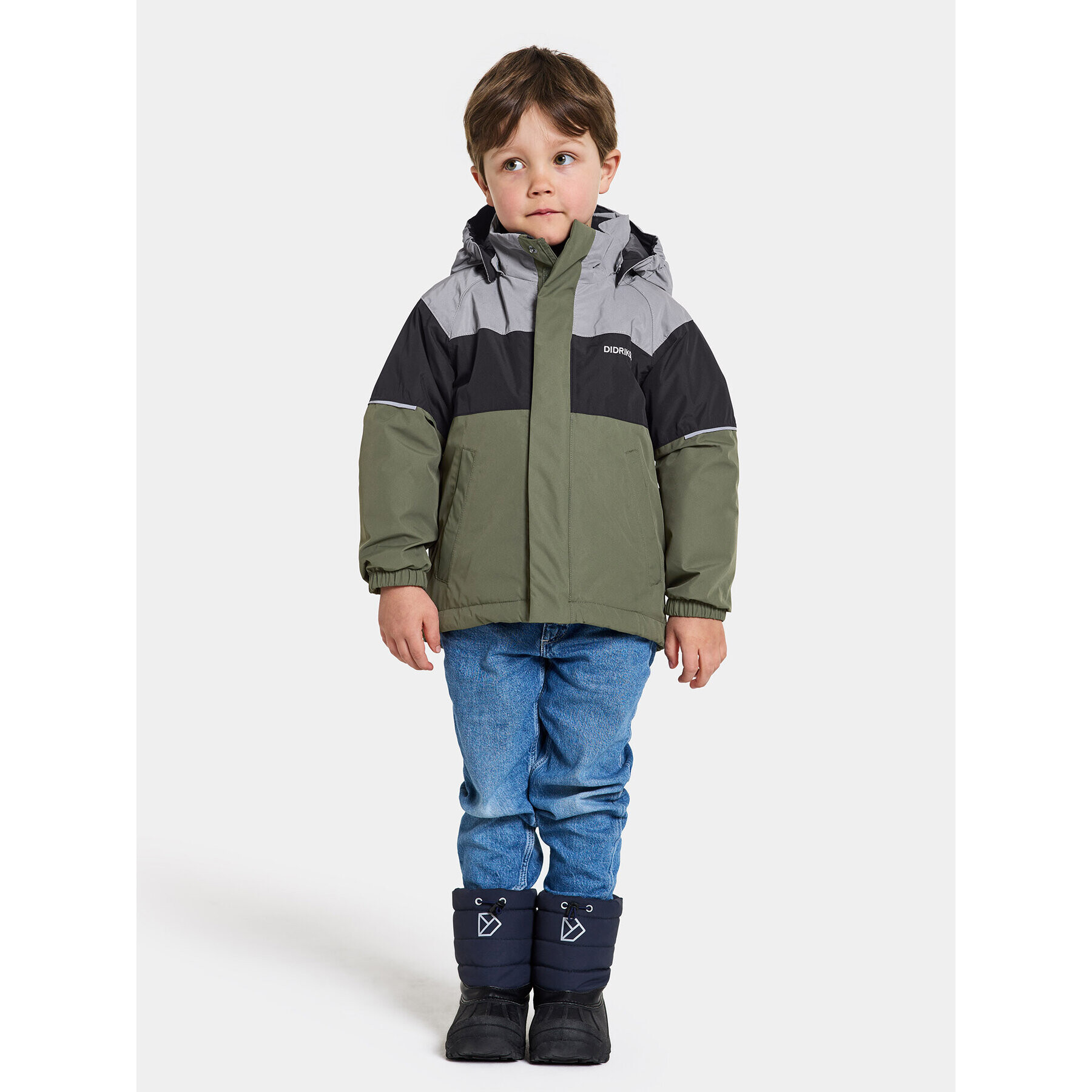 Didriksons Zimné bundy Lux Kids Jacket 2 504901 Zelená - Pepit.sk