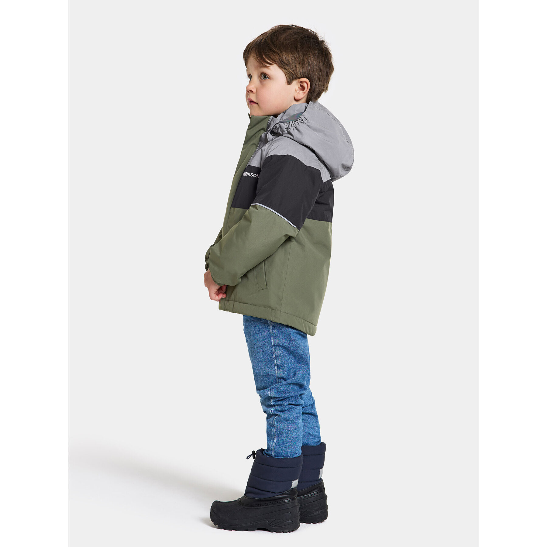 Didriksons Zimné bundy Lux Kids Jacket 2 504901 Zelená - Pepit.sk