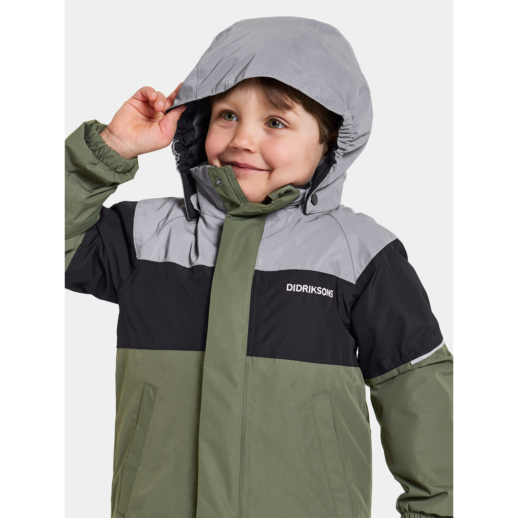 Didriksons Zimné bundy Lux Kids Jacket 2 504901 Zelená - Pepit.sk