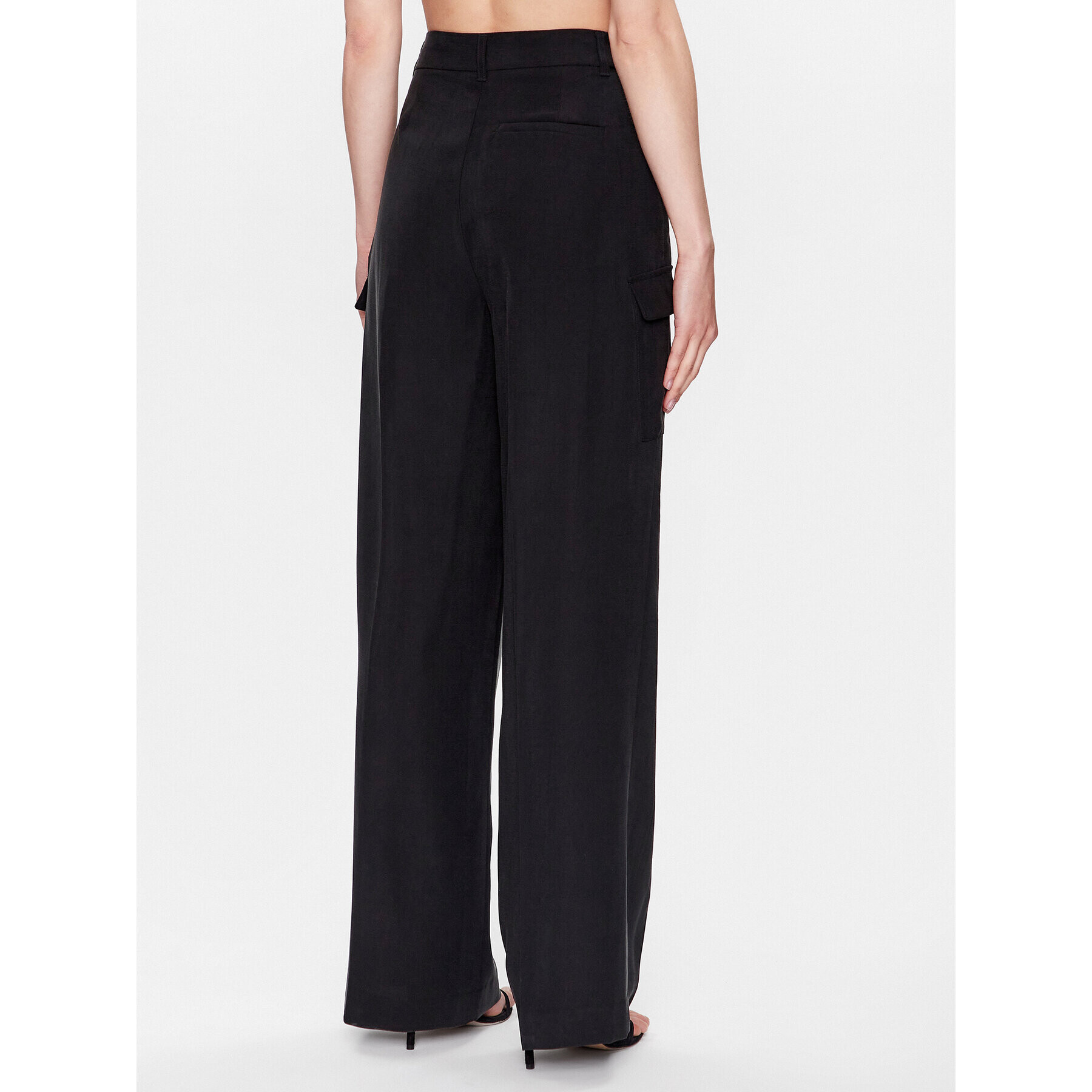 DKNY Bavlnené nohavice P3BKTR20 Čierna Relaxed Fit - Pepit.sk