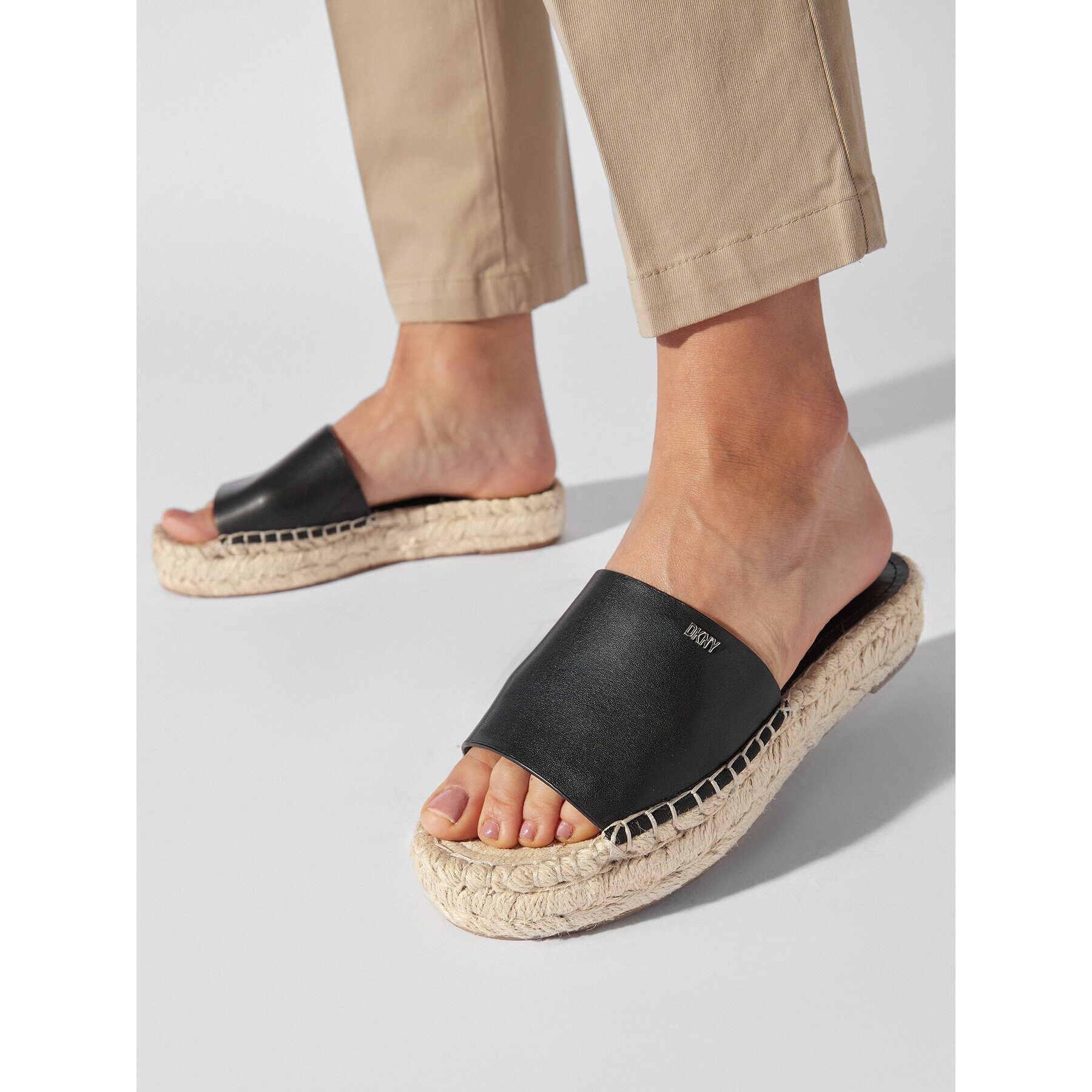 DKNY Espadrilky K1304618 Čierna - Pepit.sk