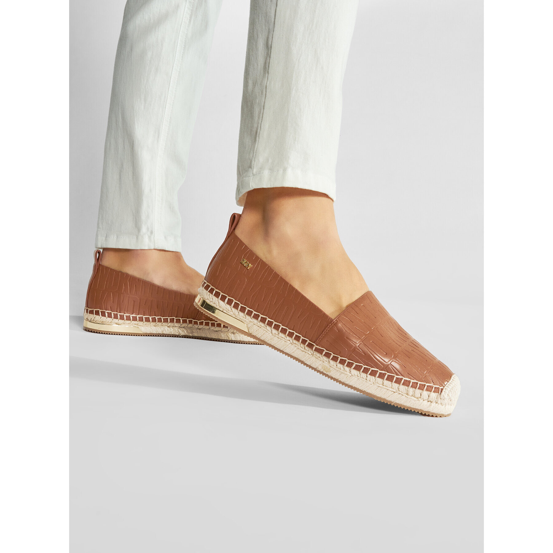 DKNY Espadrilky Makalina K4299042 Hnedá - Pepit.sk