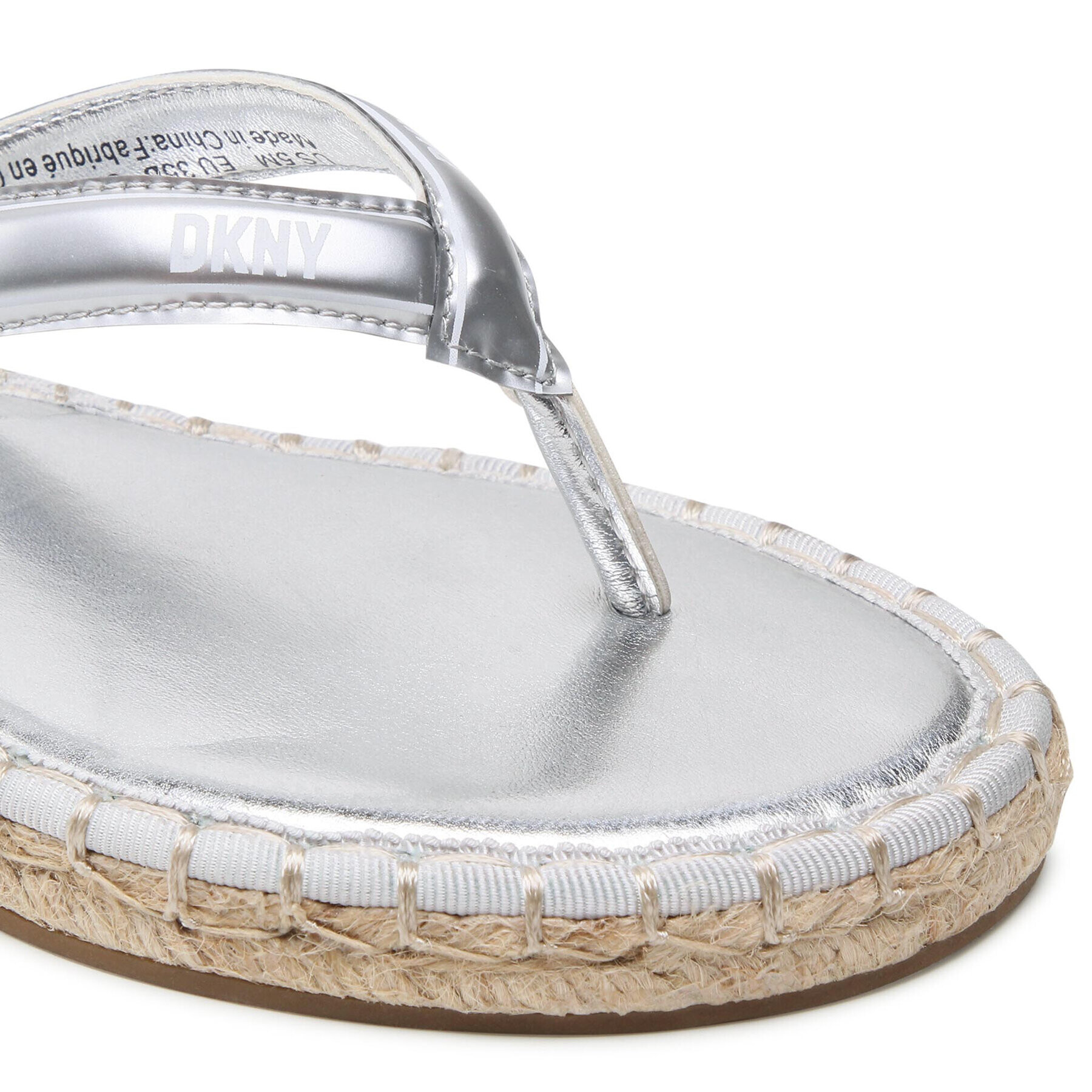 DKNY Espadrilky Tabatha K1206139 Strieborná - Pepit.sk