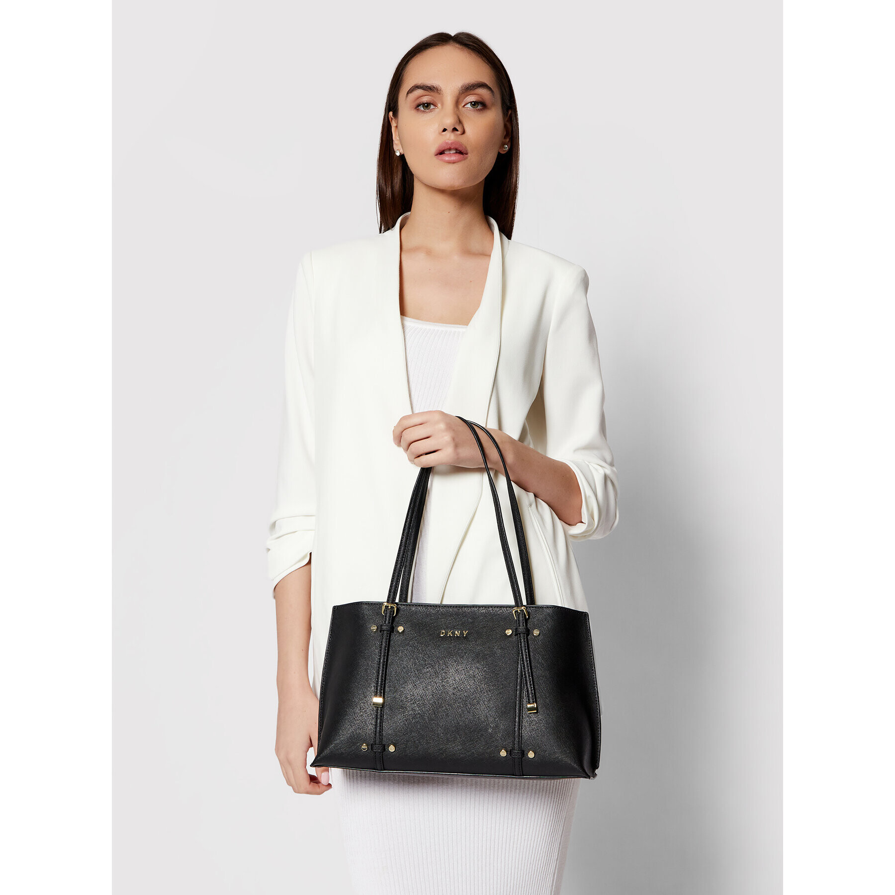 DKNY Kabelka Bo Ew Satchel R03D1J57 Čierna - Pepit.sk