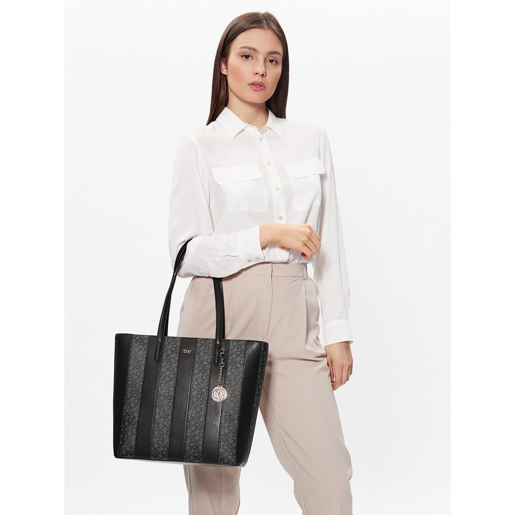 DKNY Kabelka Bryant Ns Tote R23A4R73 Čierna - Pepit.sk