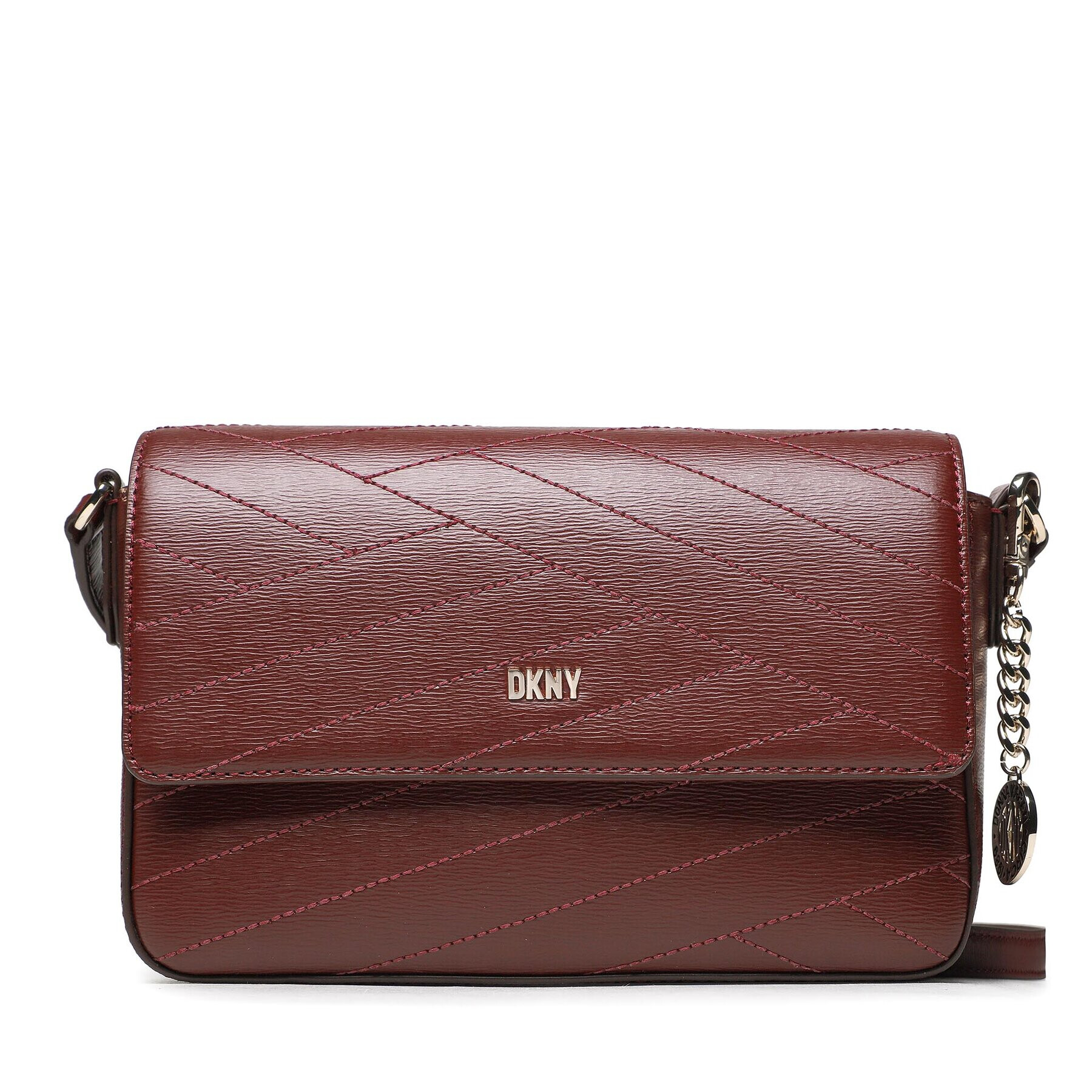 DKNY Kabelka Bryant Park Md Flap R31EN467 Bordová - Pepit.sk