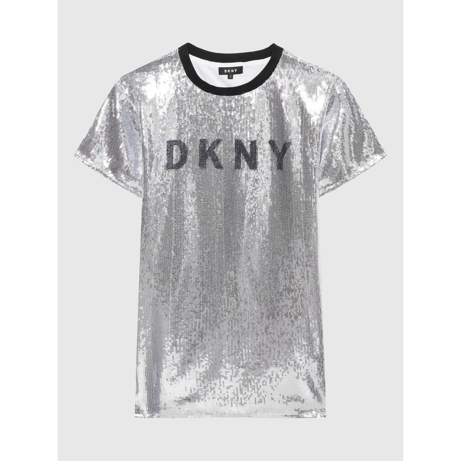 DKNY Každodenné šaty D32830 M Strieborná Regular Fit - Pepit.sk